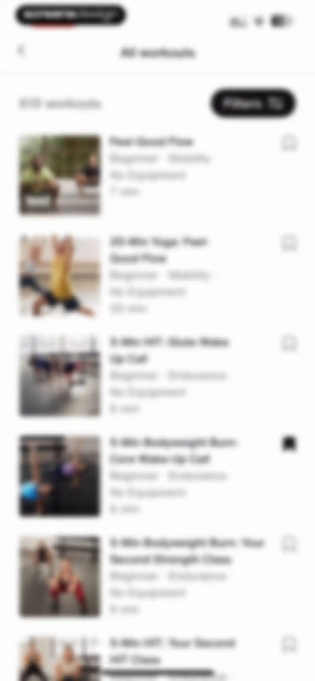 Nike Training Club screen 38