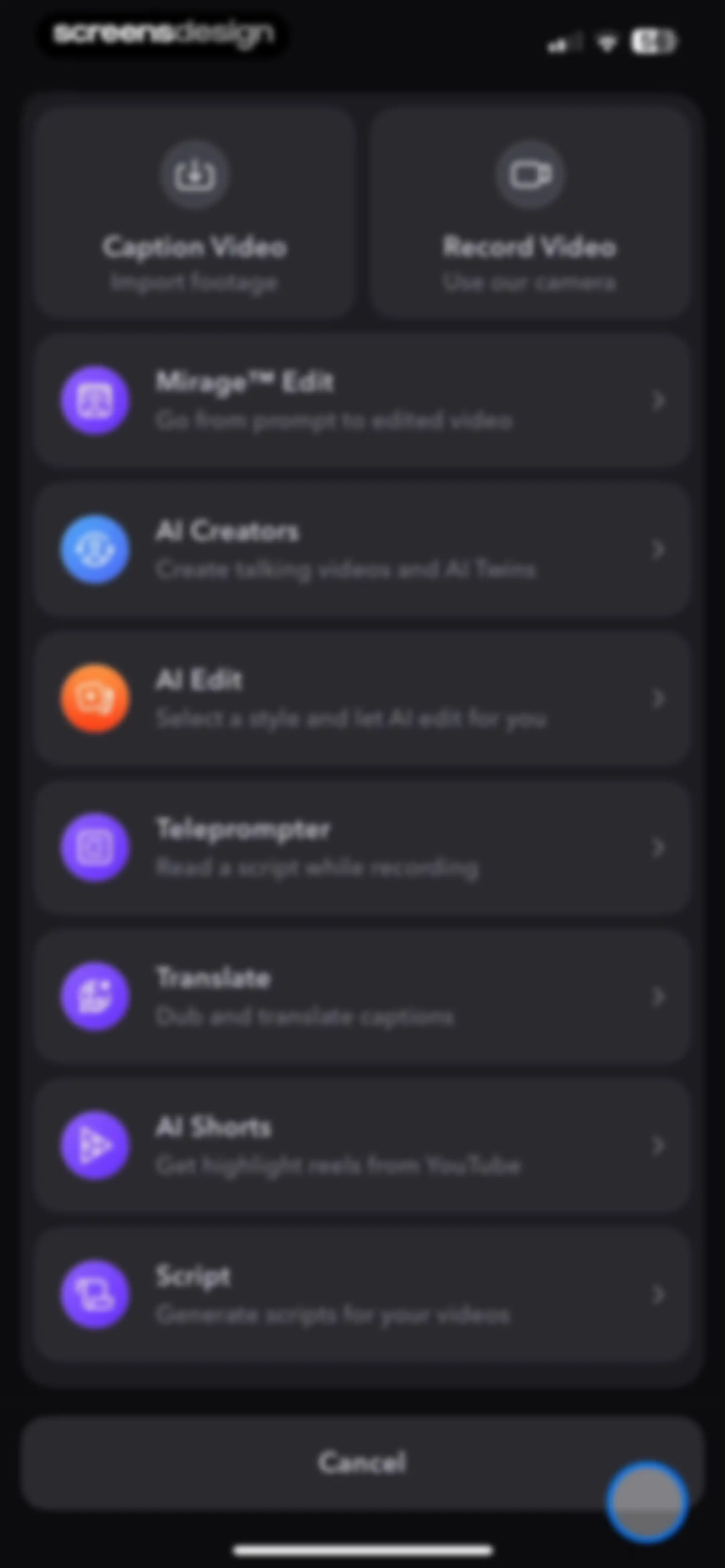 Captions: AI Edits Your Video screen 87