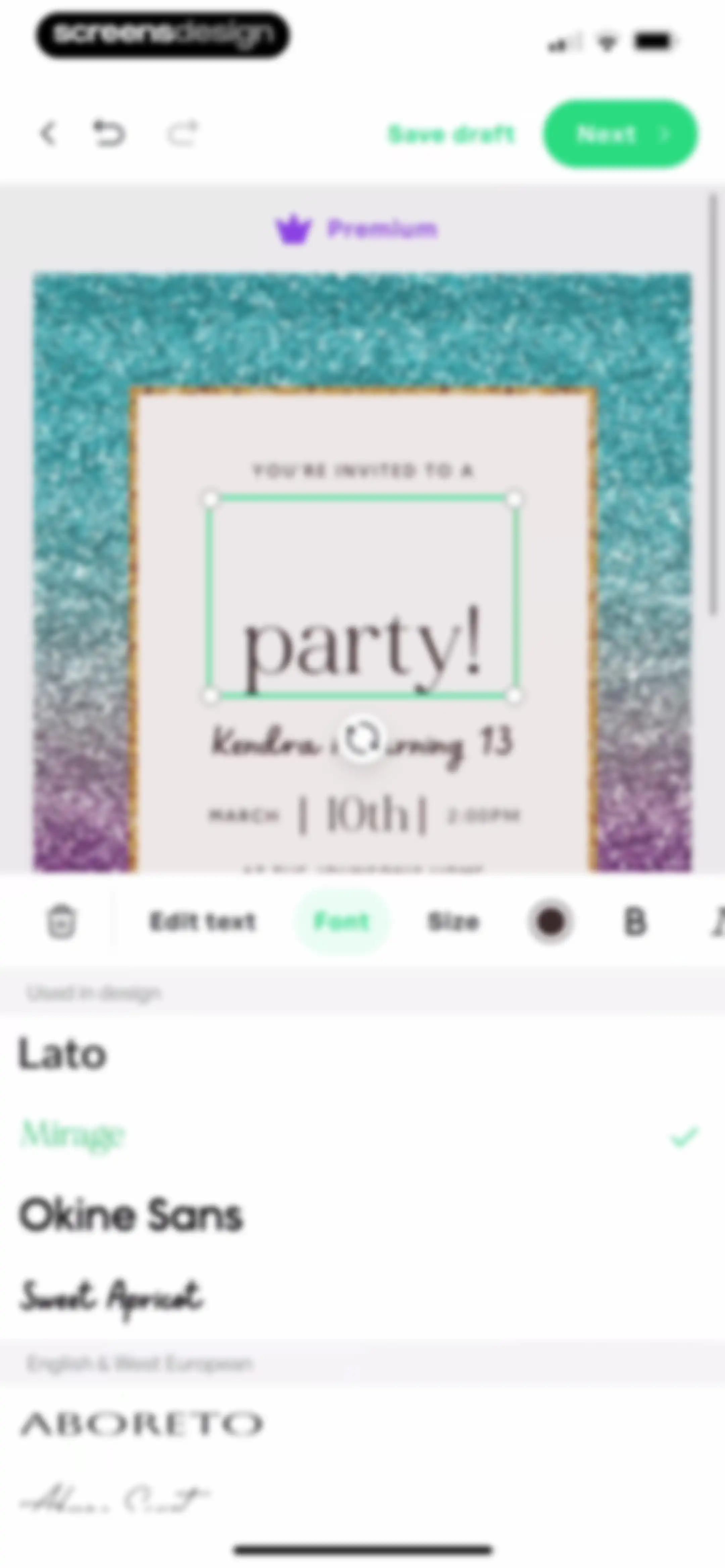 Invitation Maker: Cards & RSVP screen 18