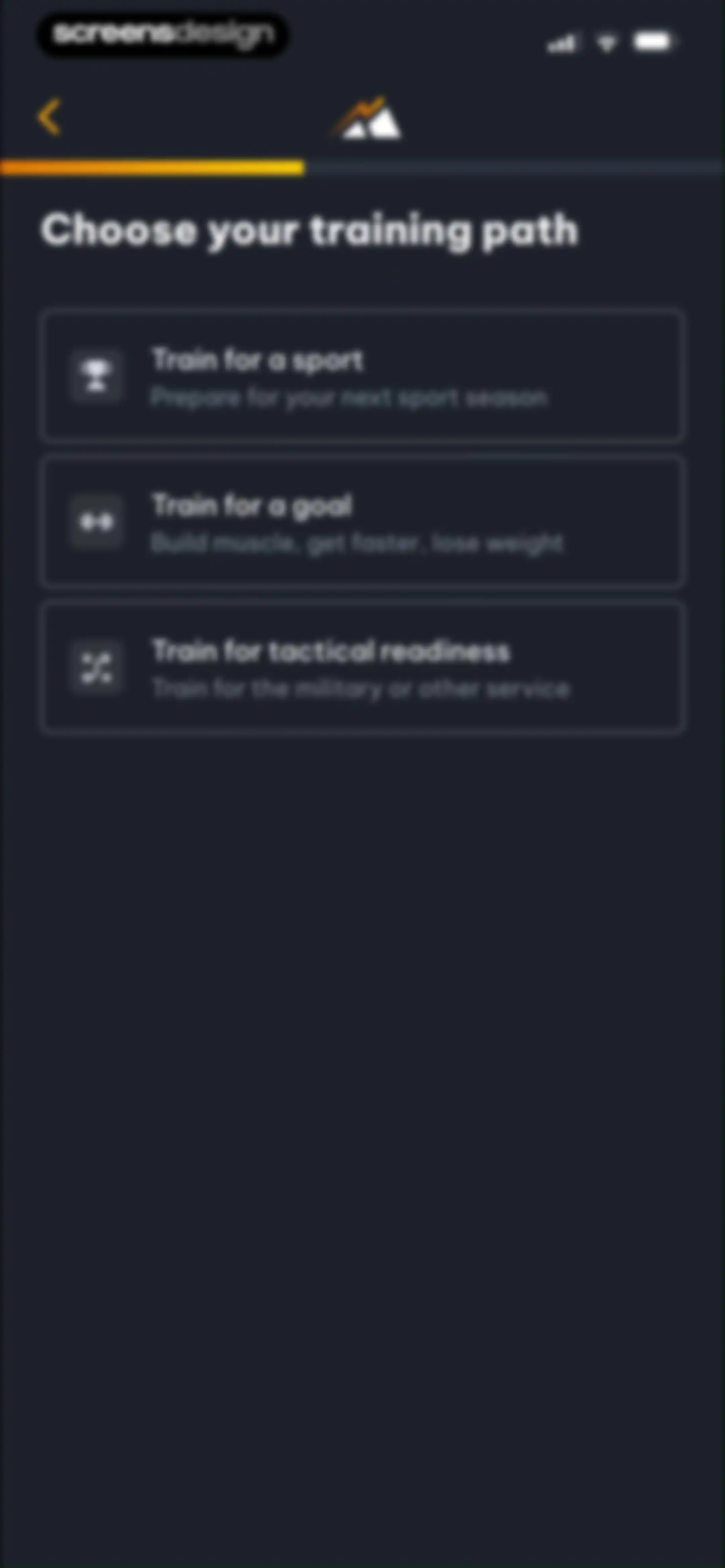 Peak Strength screen 14