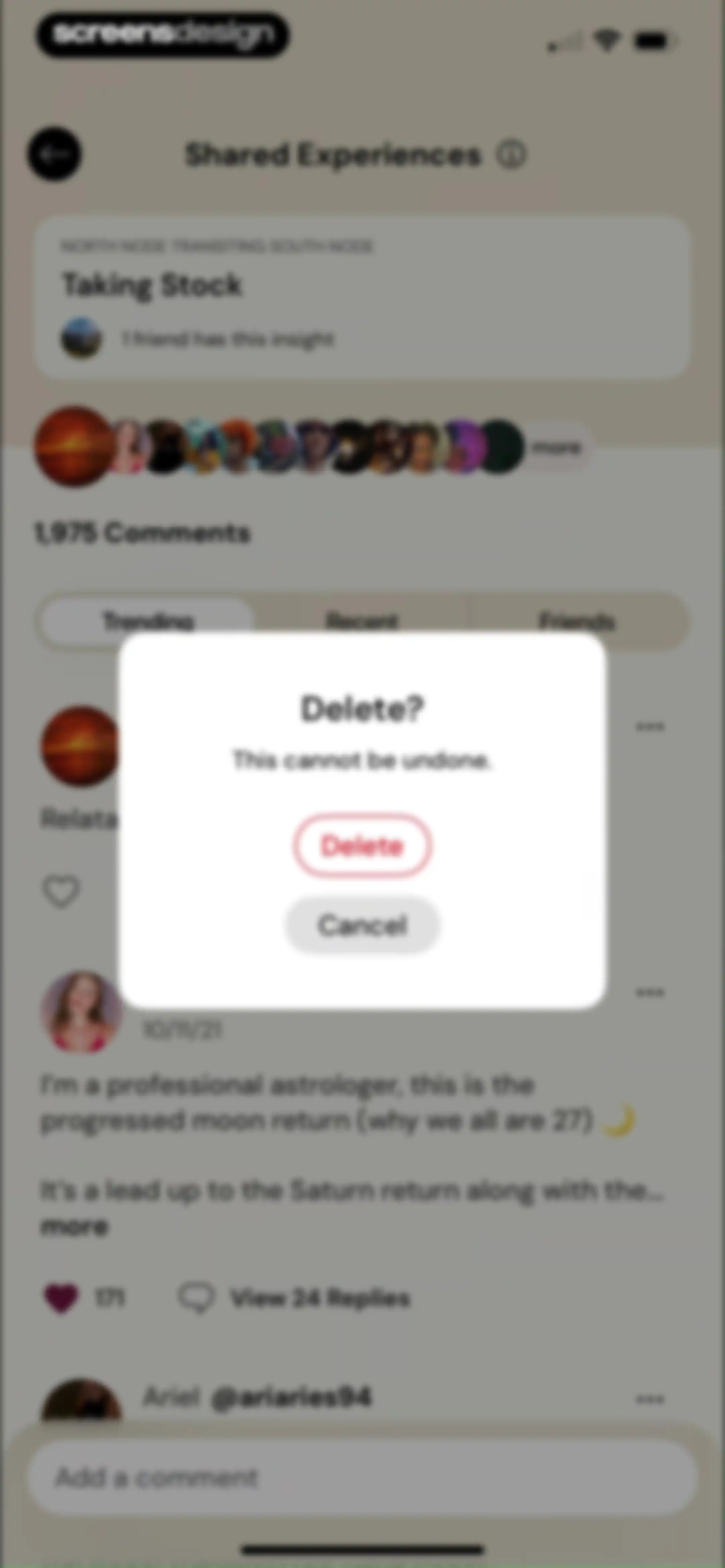 The Pattern: Astrology screen 48