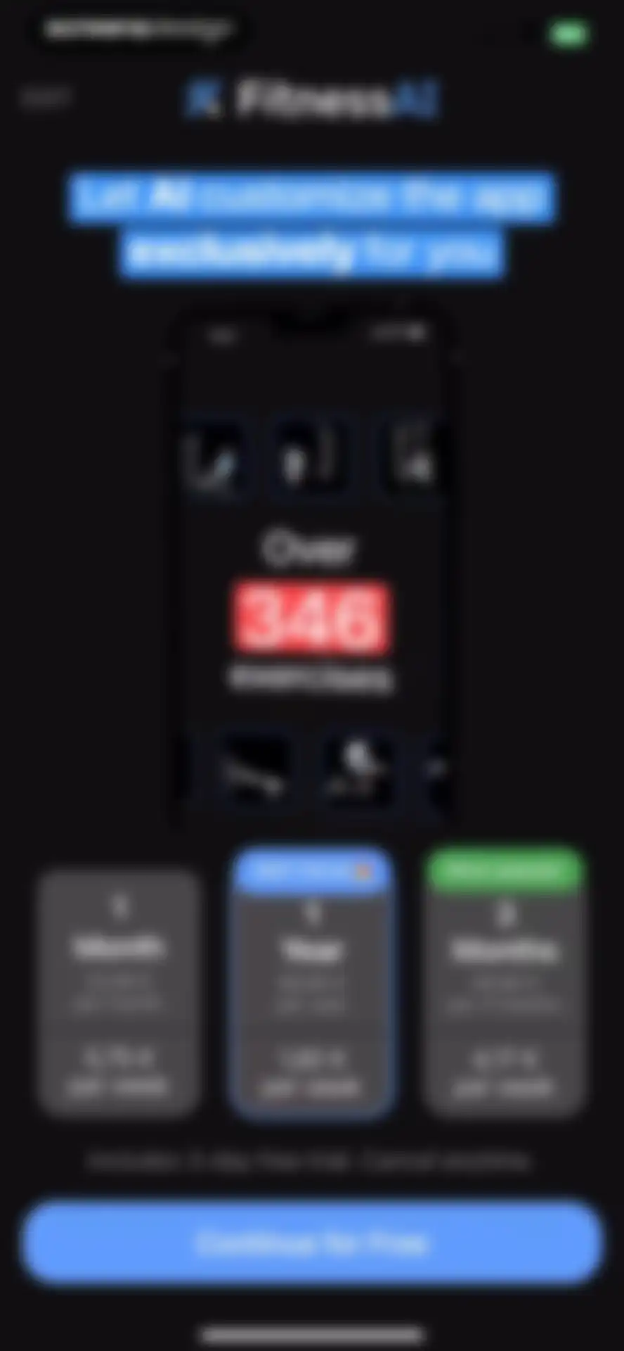 Fitness AI Gym Workout Planner screen 21