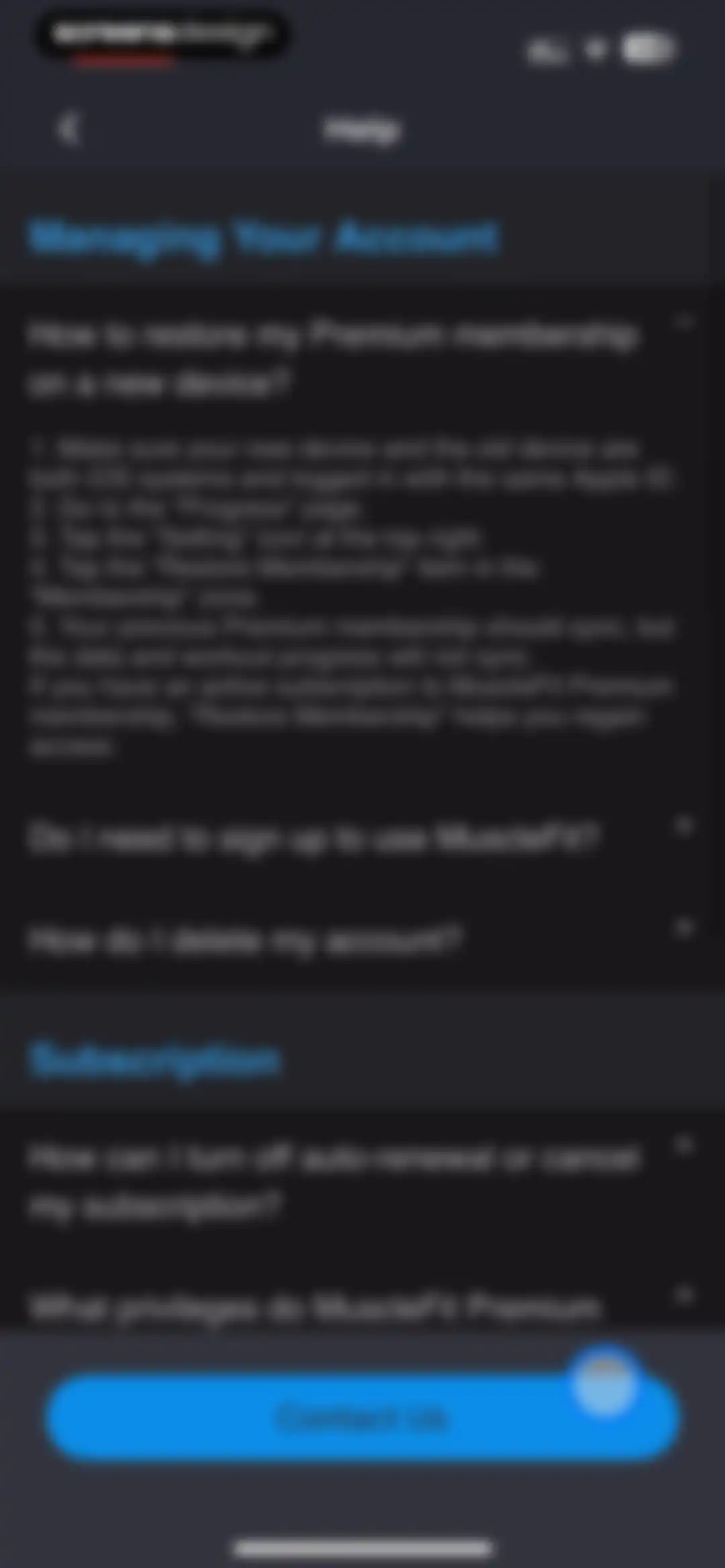 Workout Planner MuscleFit screen 101