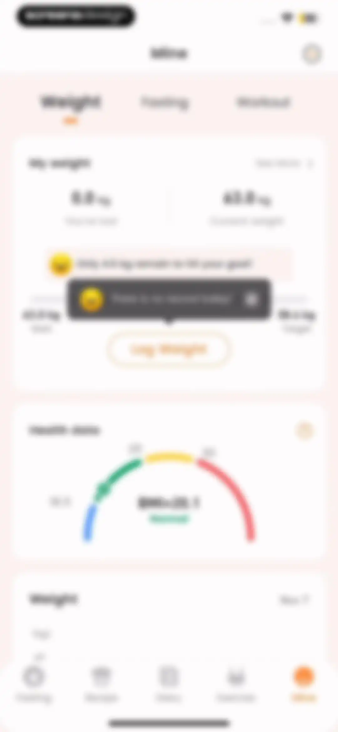 Fasting Coach-Fasting Tracker screen 128