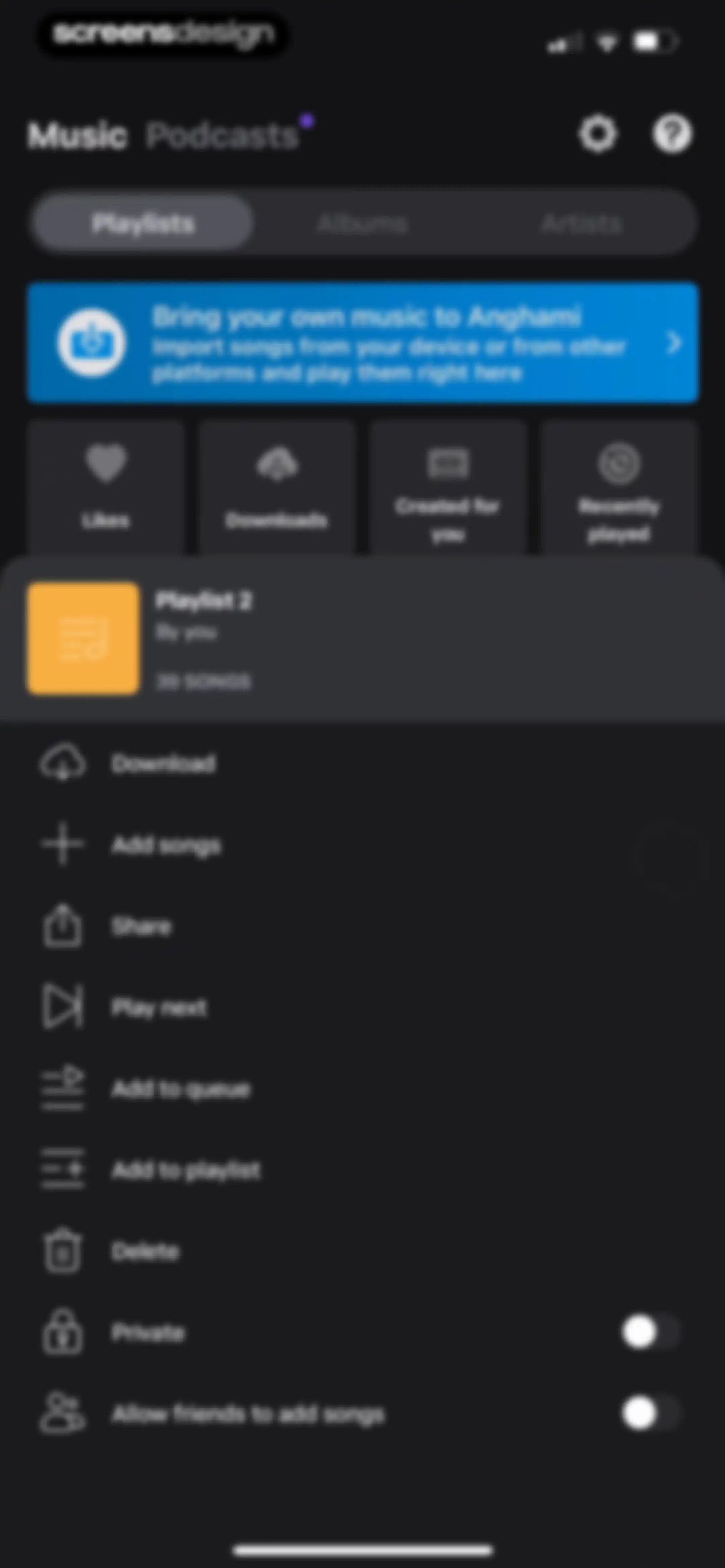 Anghami: Play Music & Podcasts screen 128