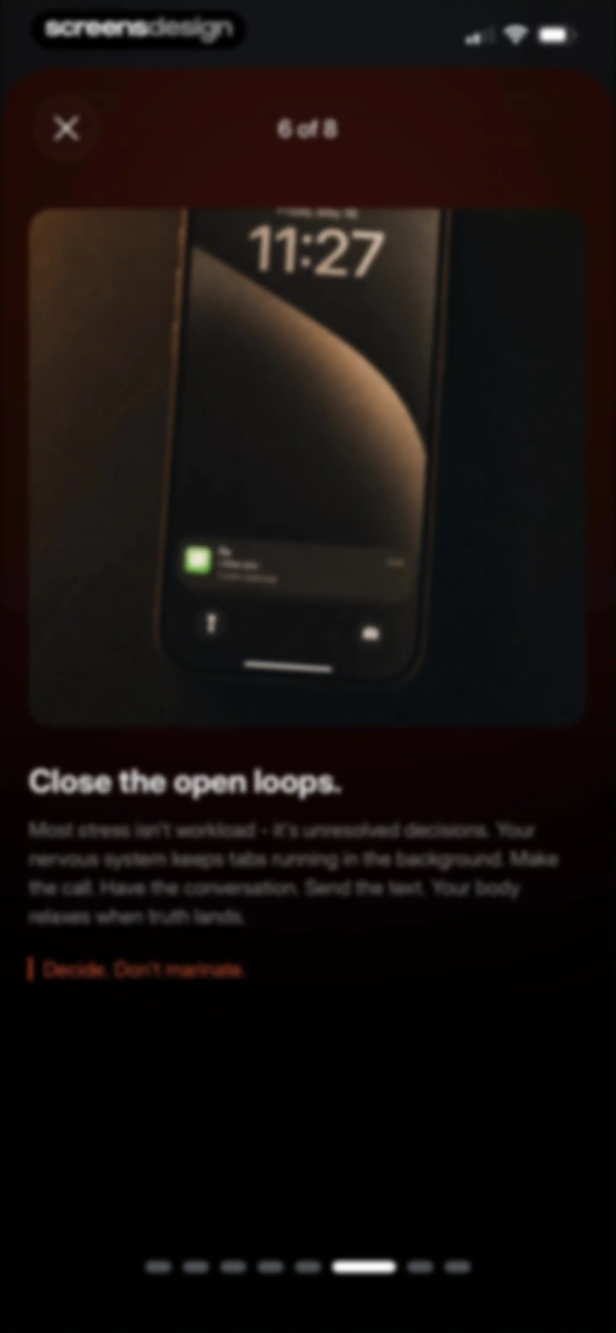 Flow - Wake Up screen 110
