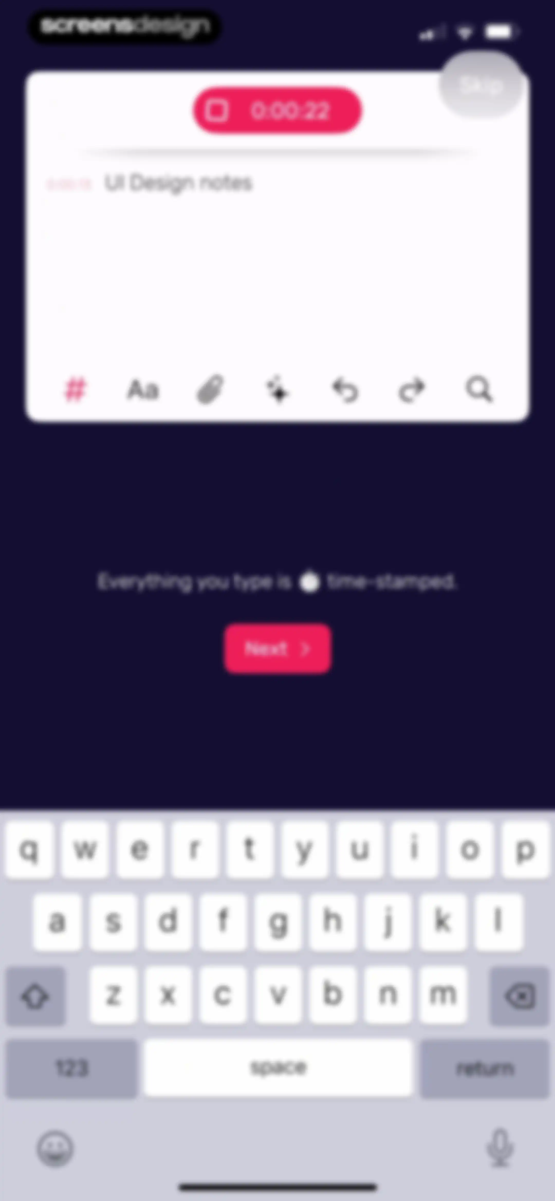 Noted: Record & AI Transcribe screen 15