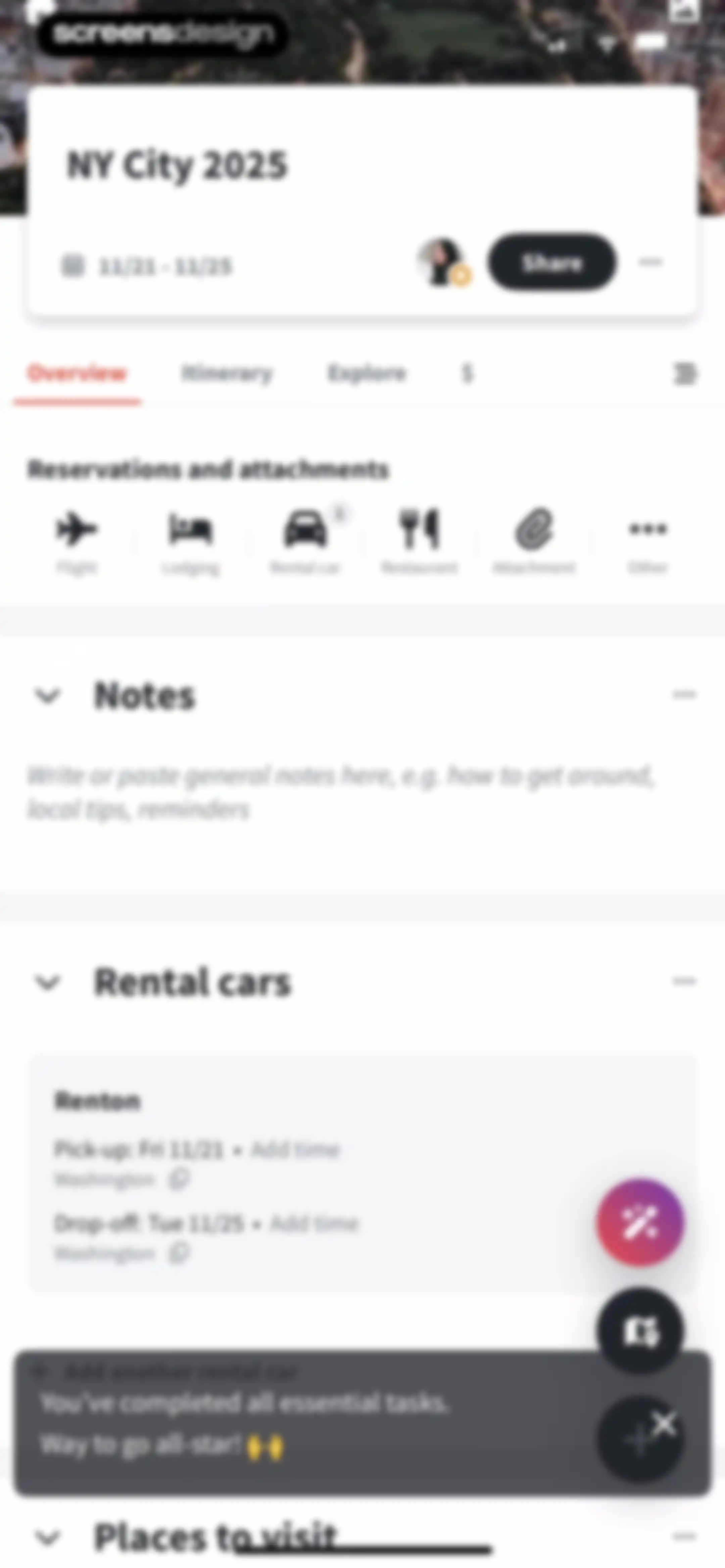 Wanderlog - Travel Planner screen 109