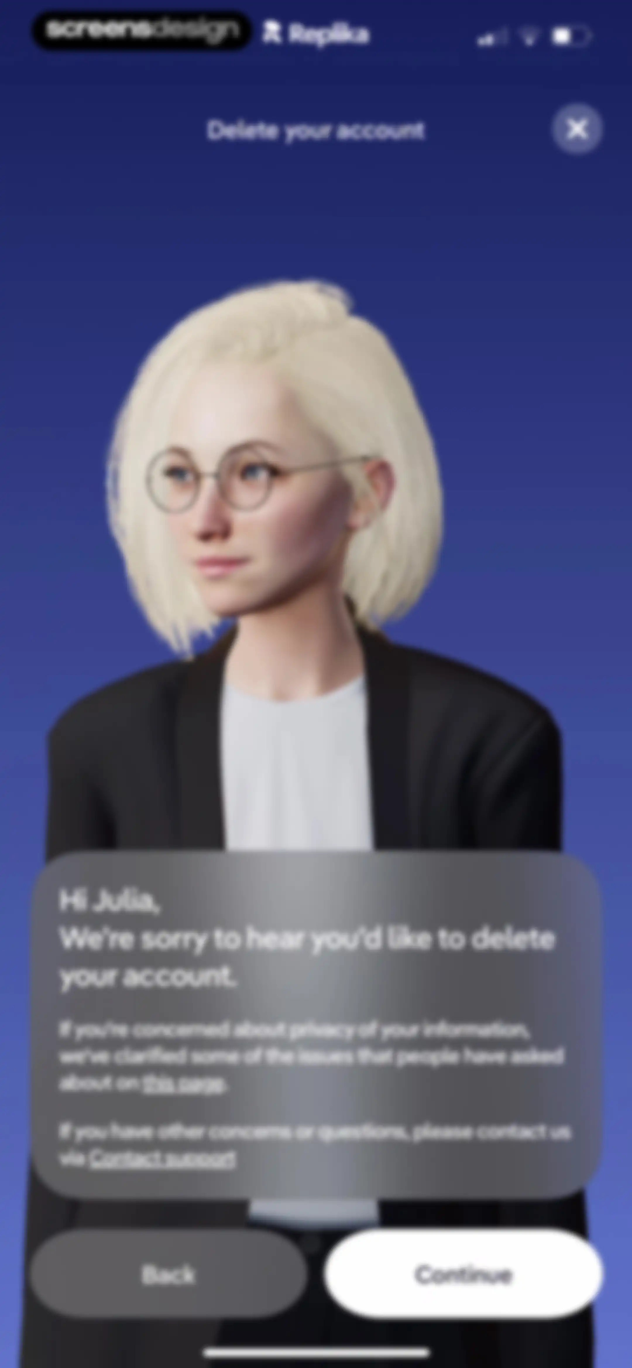 Replika - AI Companion Chat screen 88