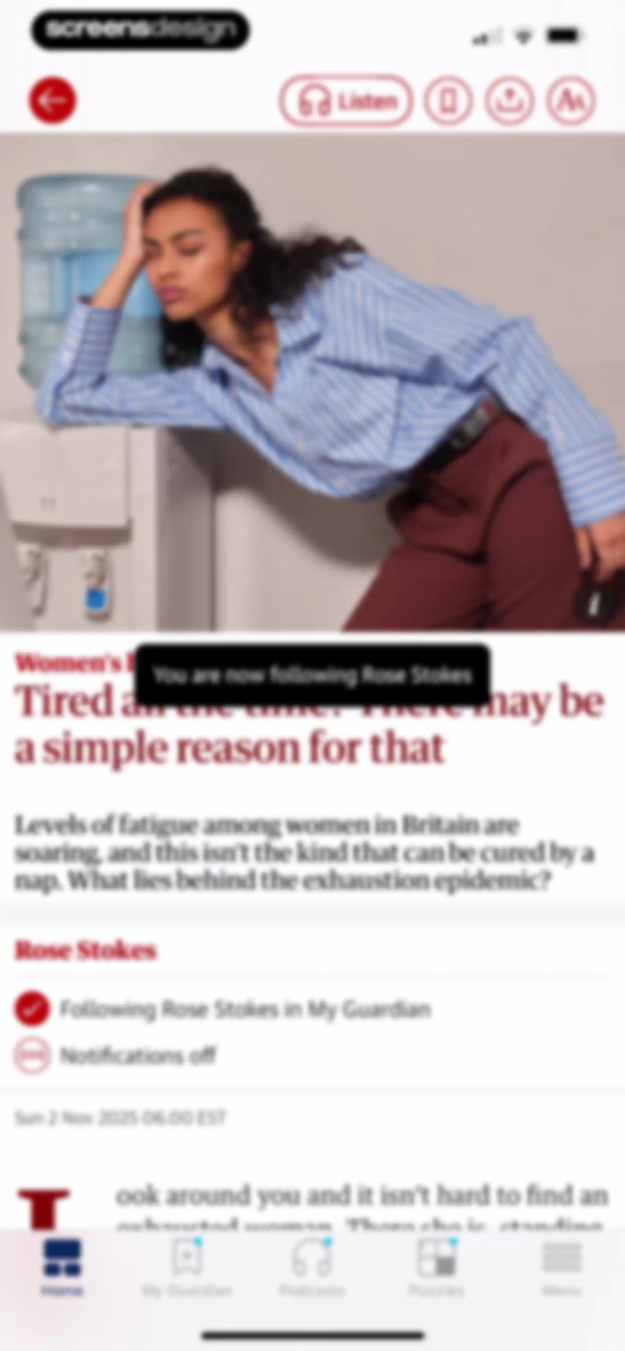 The Guardian - US & World News screen 12