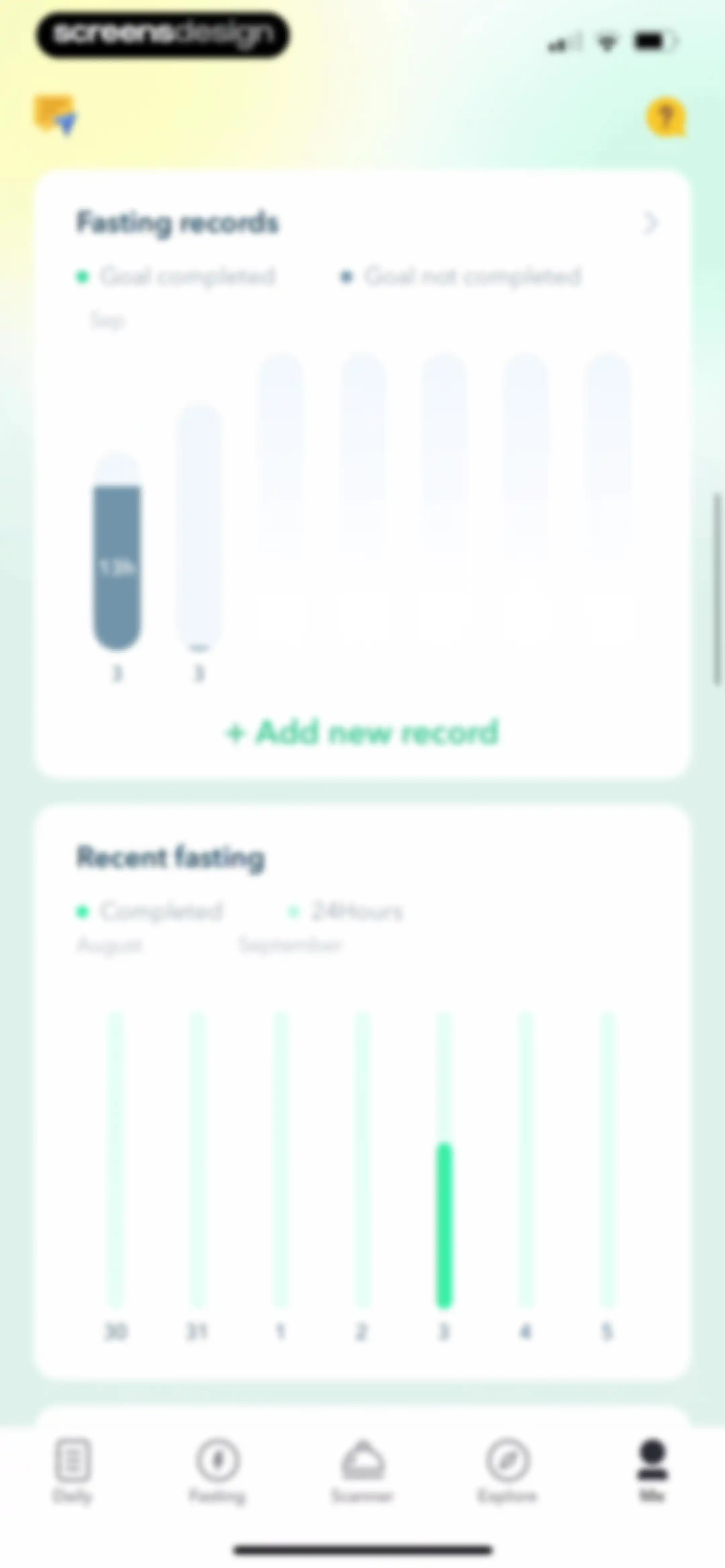 Intermittent Fasting Tracker - screen 336