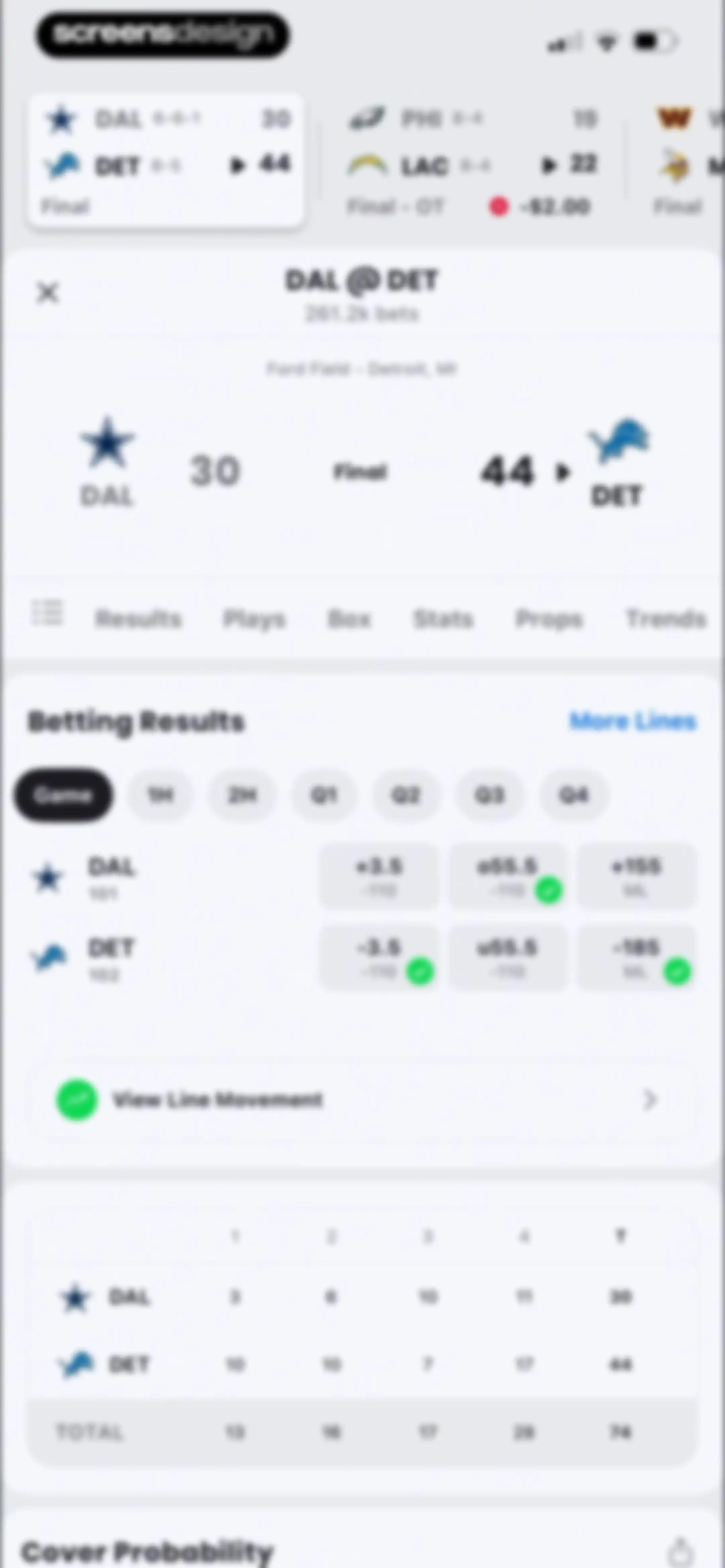 Action Network: Sports Betting screen 159