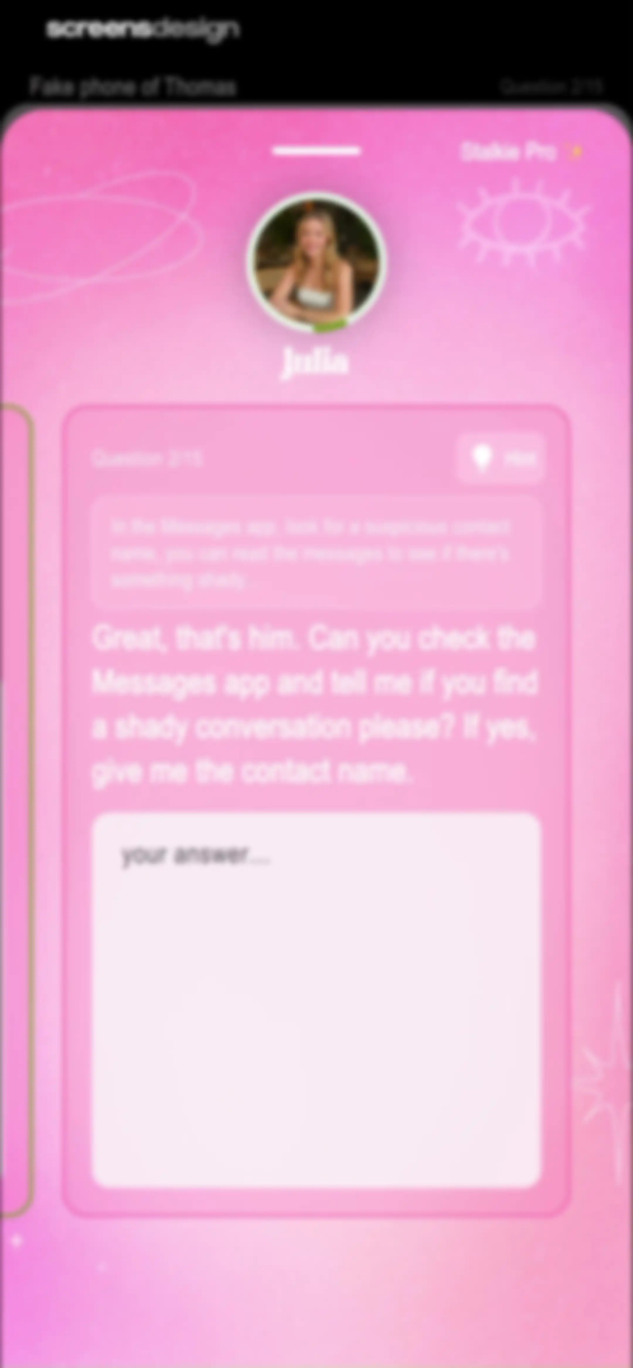 Stalkie · Mobile Detective screen 66