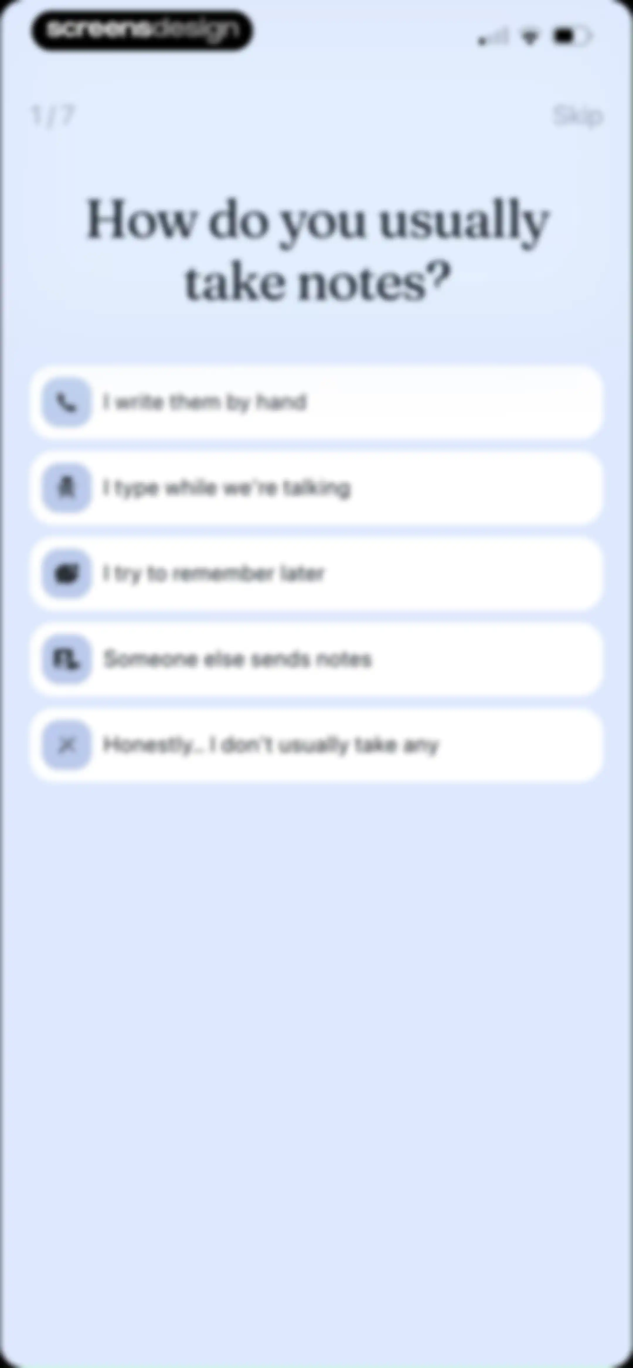 Cue: AI Note Taker & Recorder screen 4
