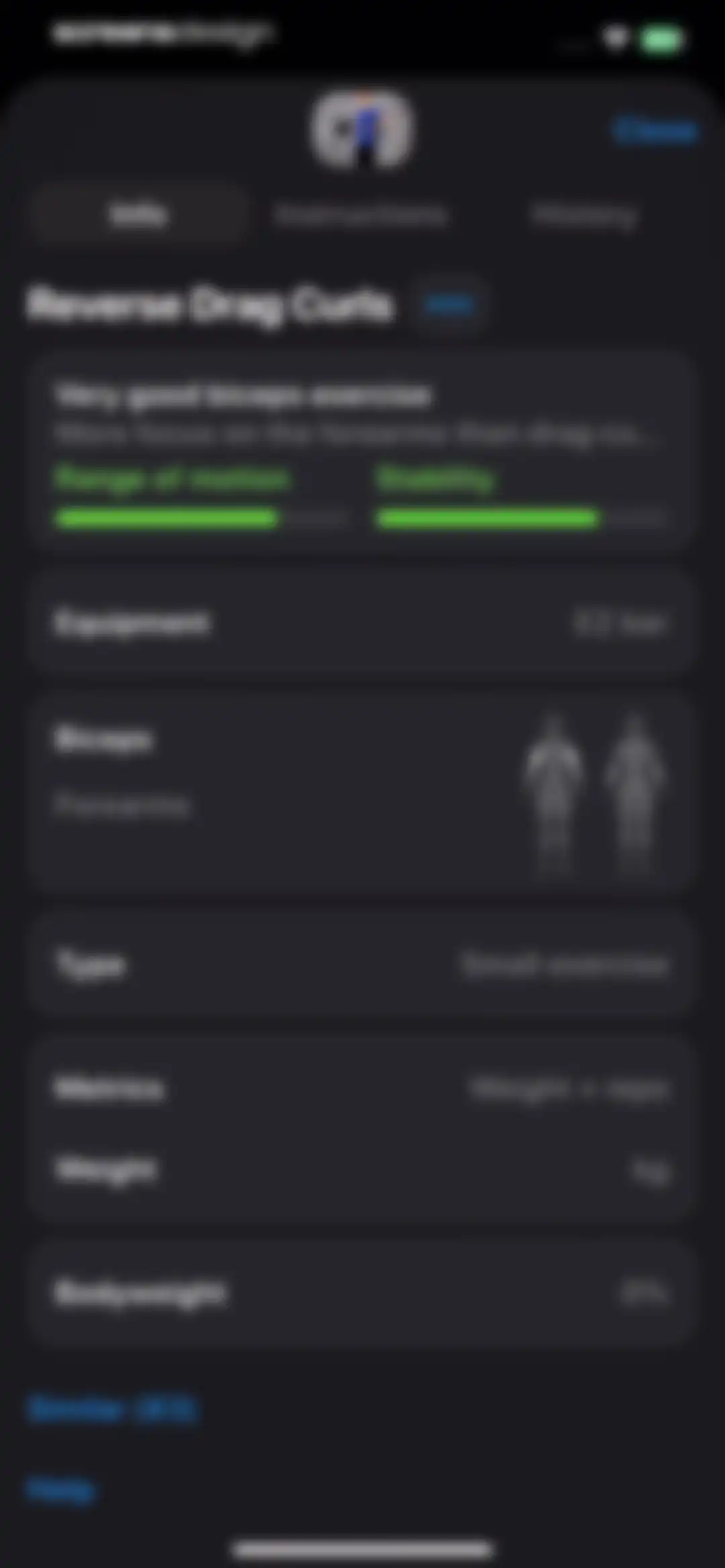 Gym Workout Alpha Progression screen 63