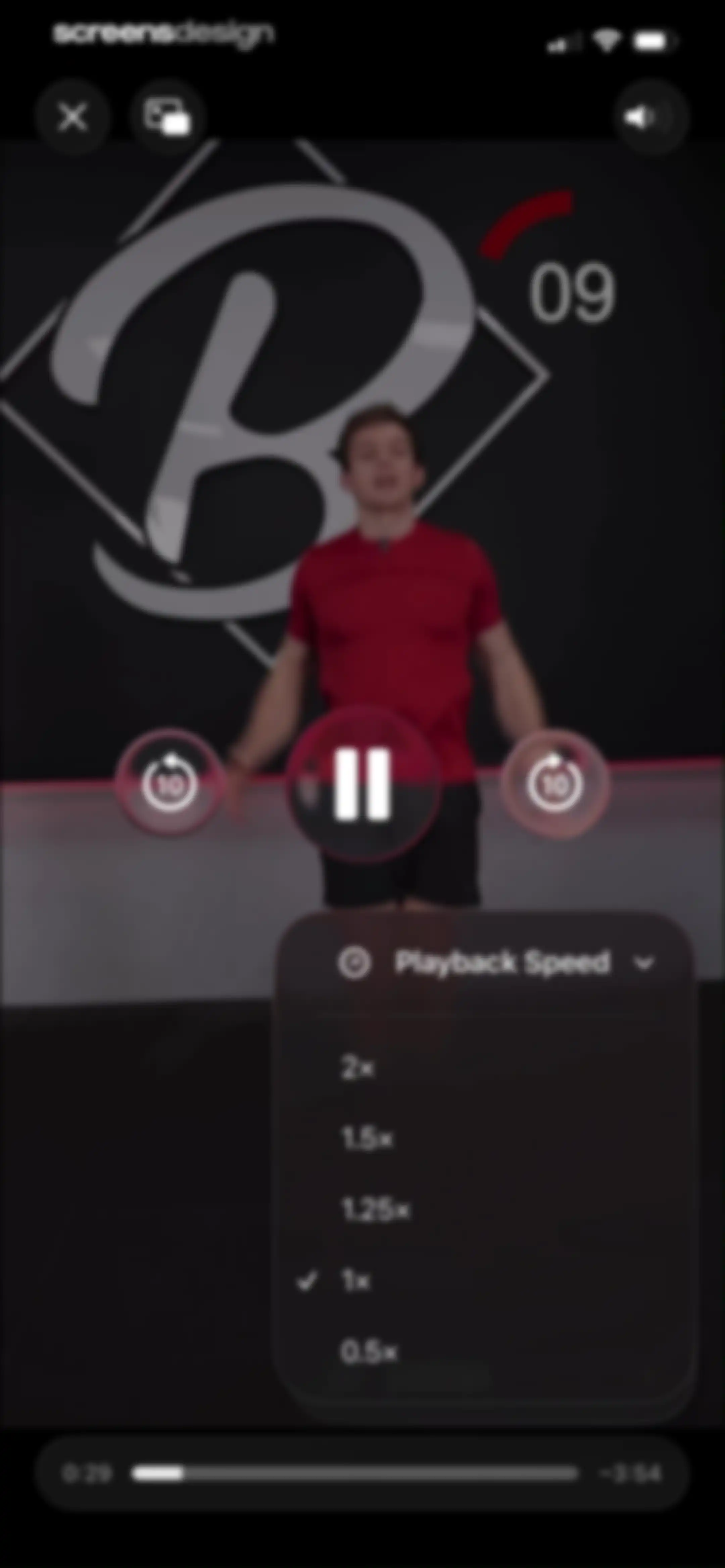 90 Day Challenge screen 44
