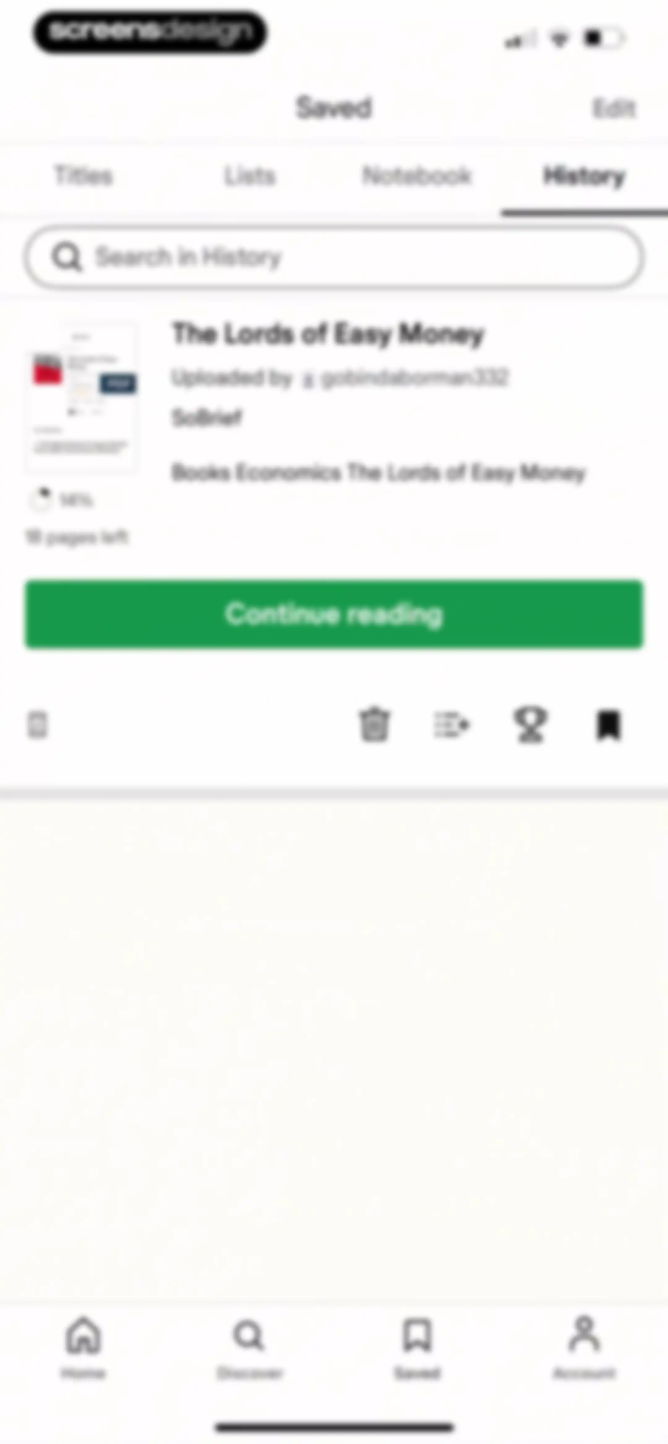 Scribd: 170M+ documents screen 60