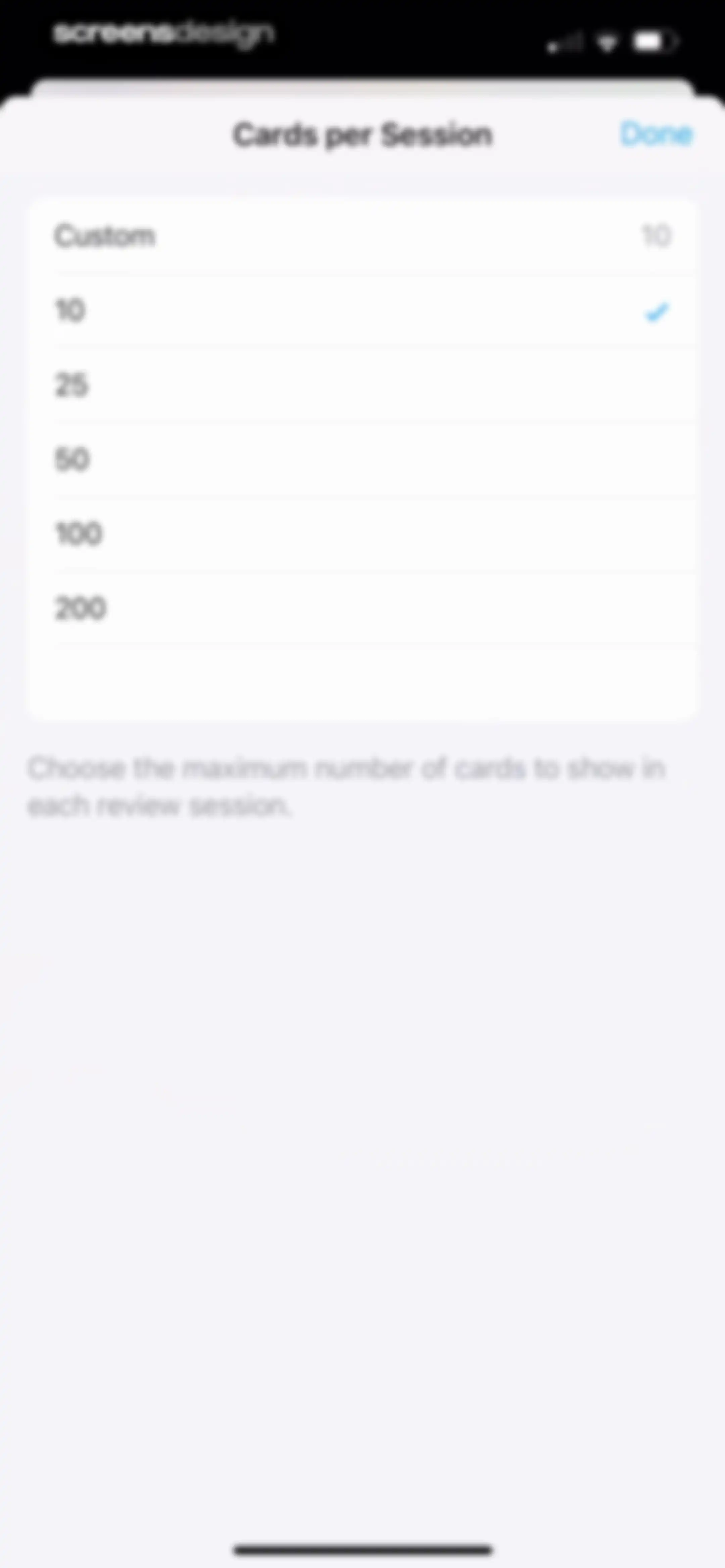AlgoApp - Flashcards screen 38