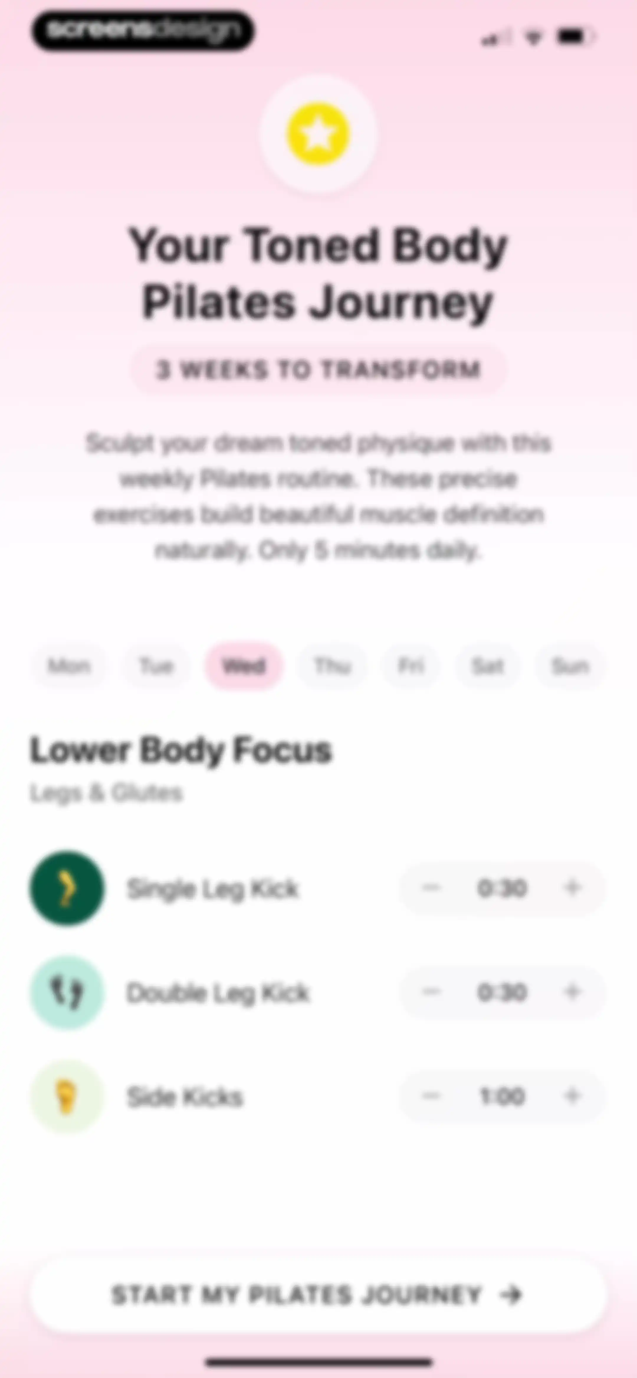 Tone AI: Pilates & Workouts screen 34