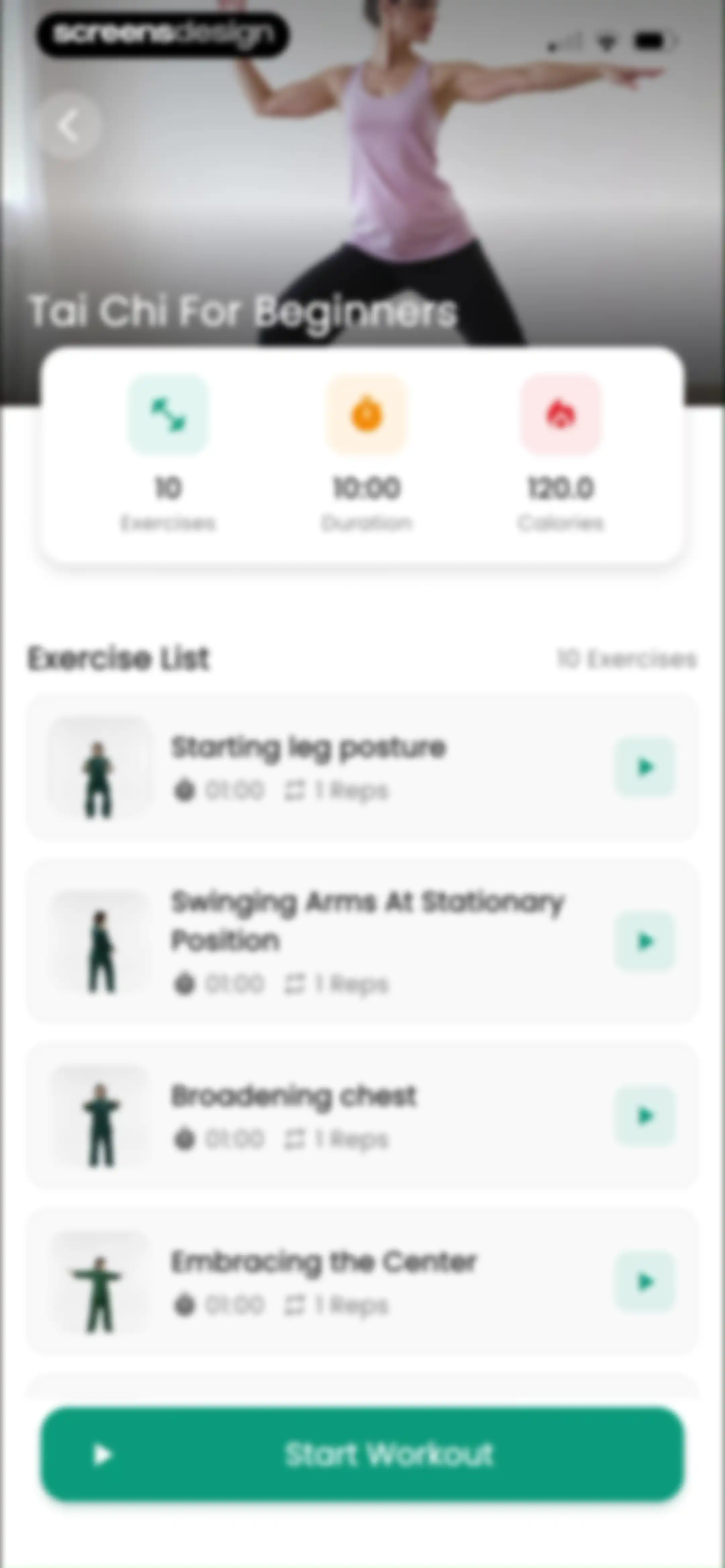 Tai Chi Walking : GentleFit screen 41