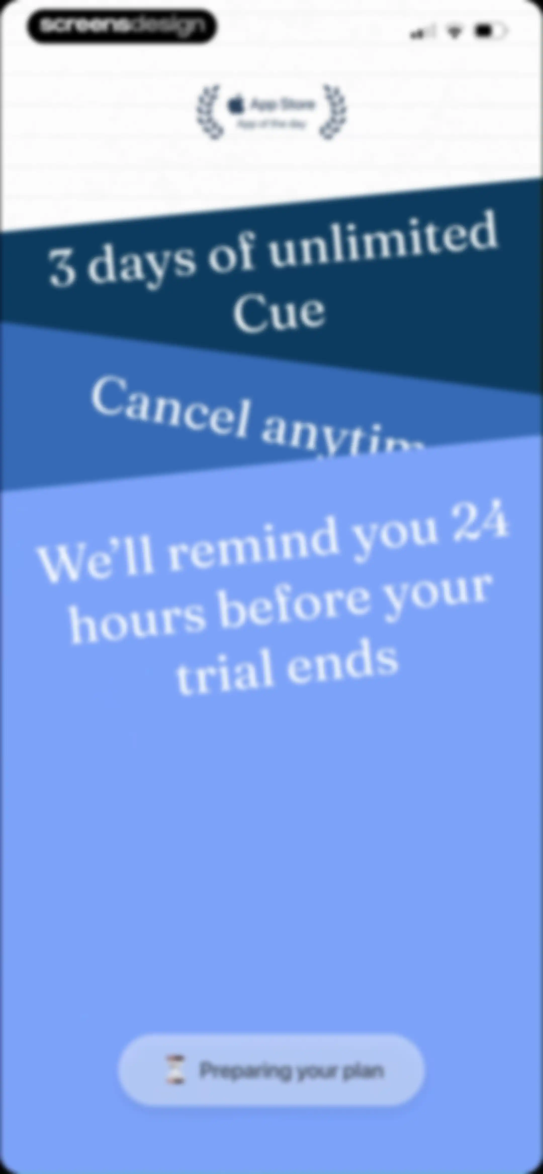 Cue: AI Note Taker & Recorder screen 27