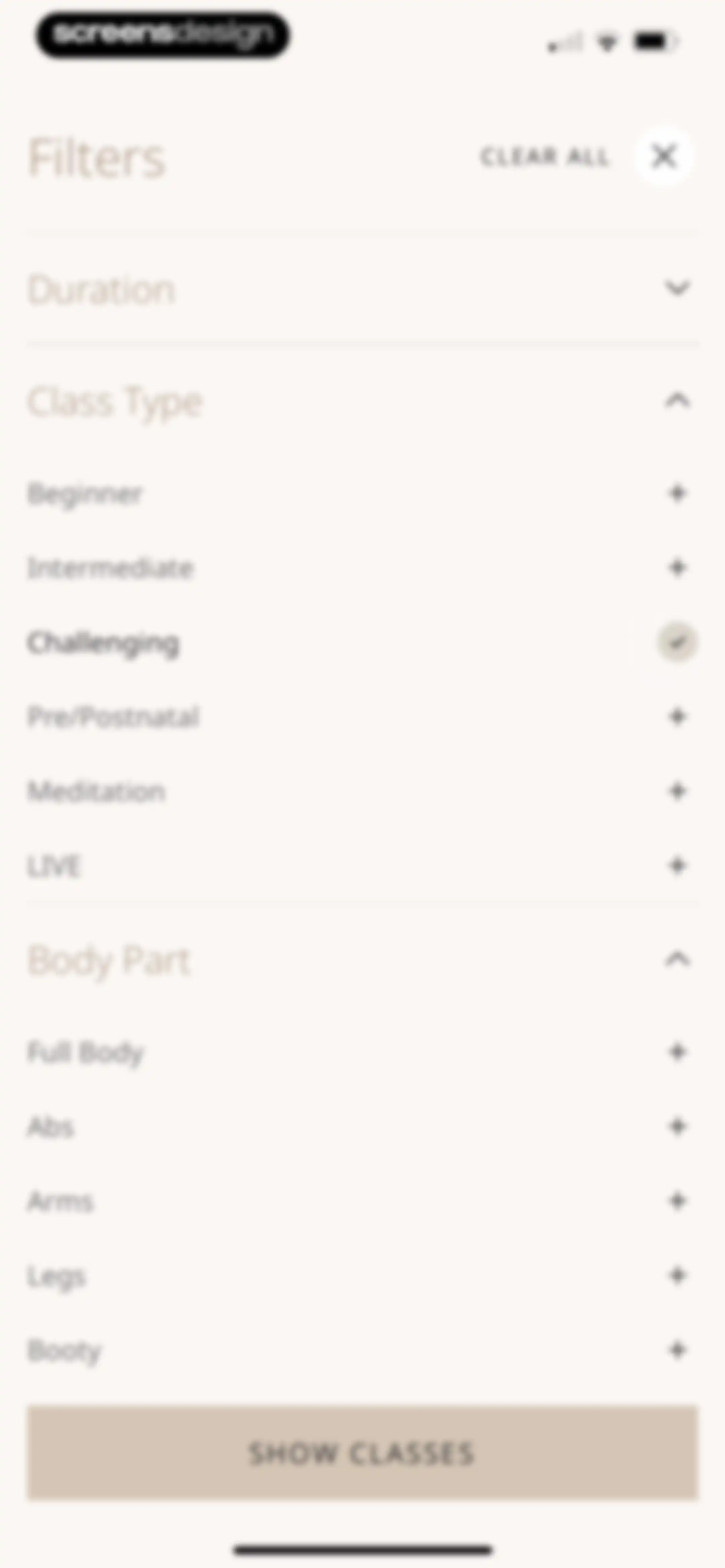 MWH: Fitness + Wellness screen 67