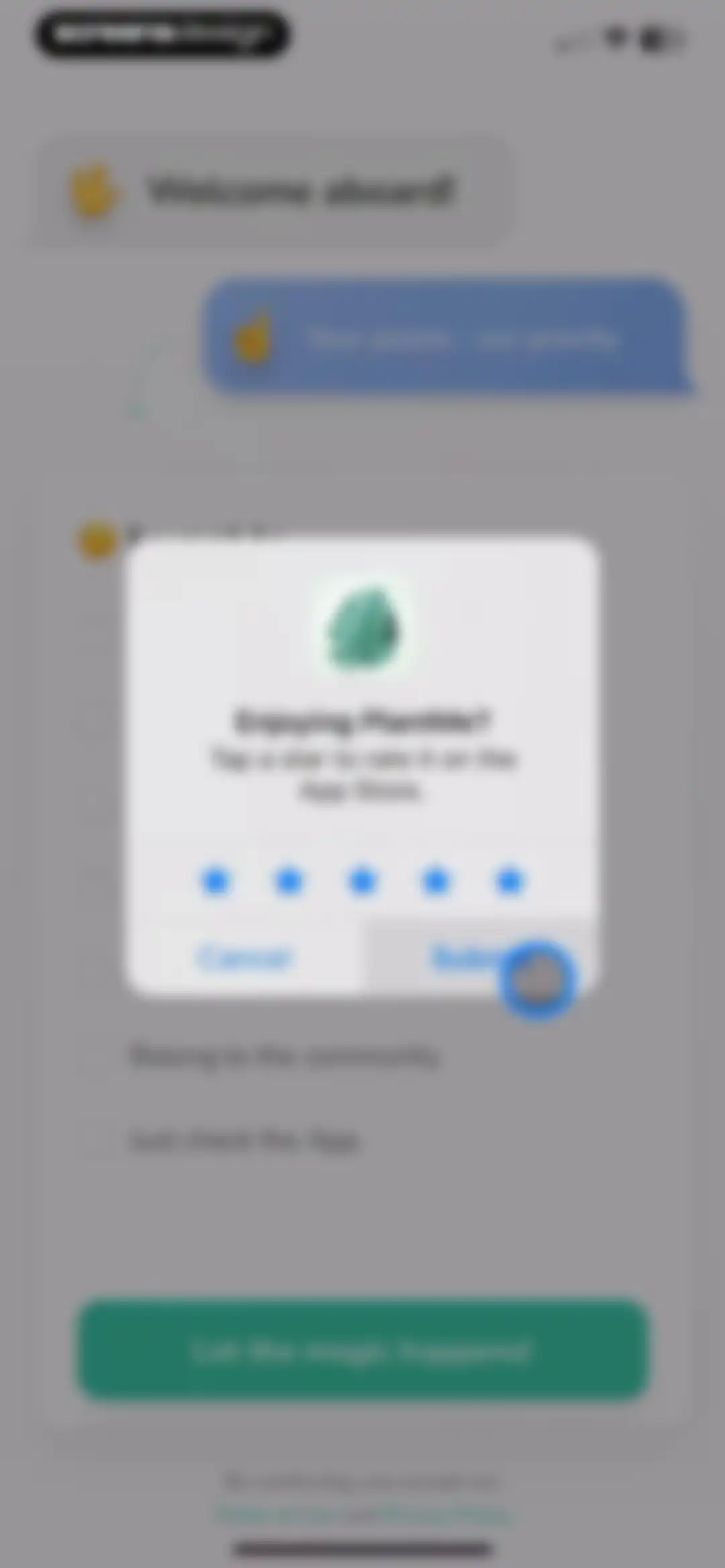 Plant Identifier - PlantMe screen 2