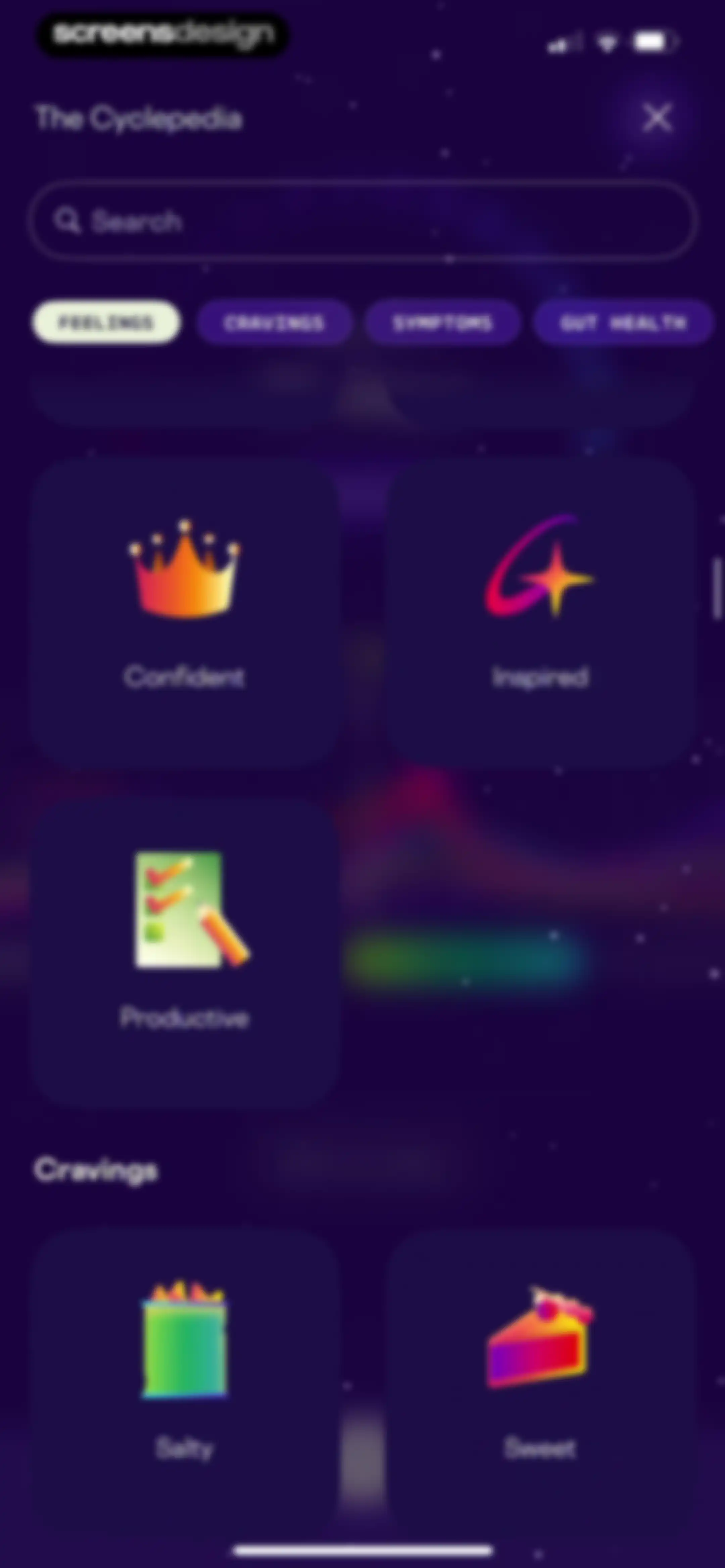Stardust Period Tracker screen 39