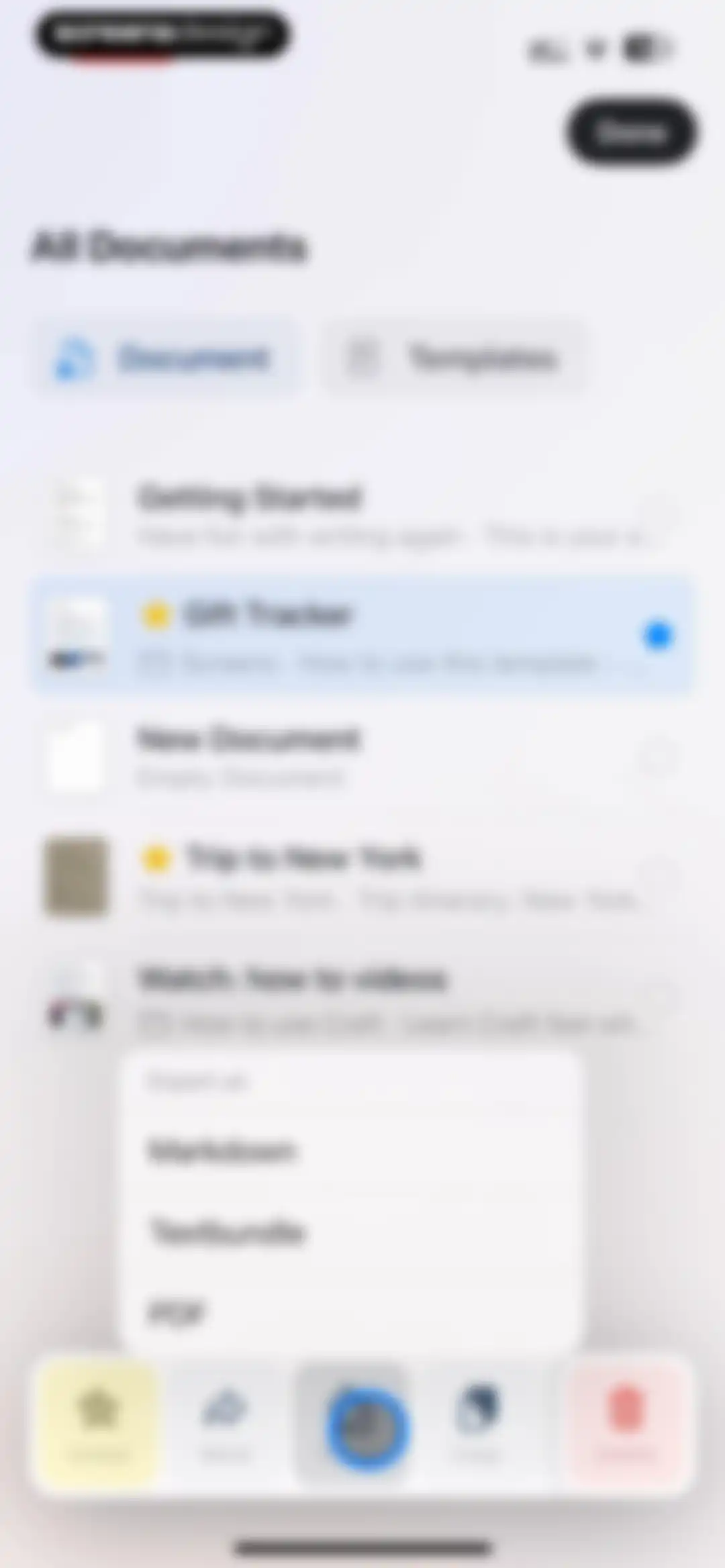 Craft: Notes, Documents, AI screen 141