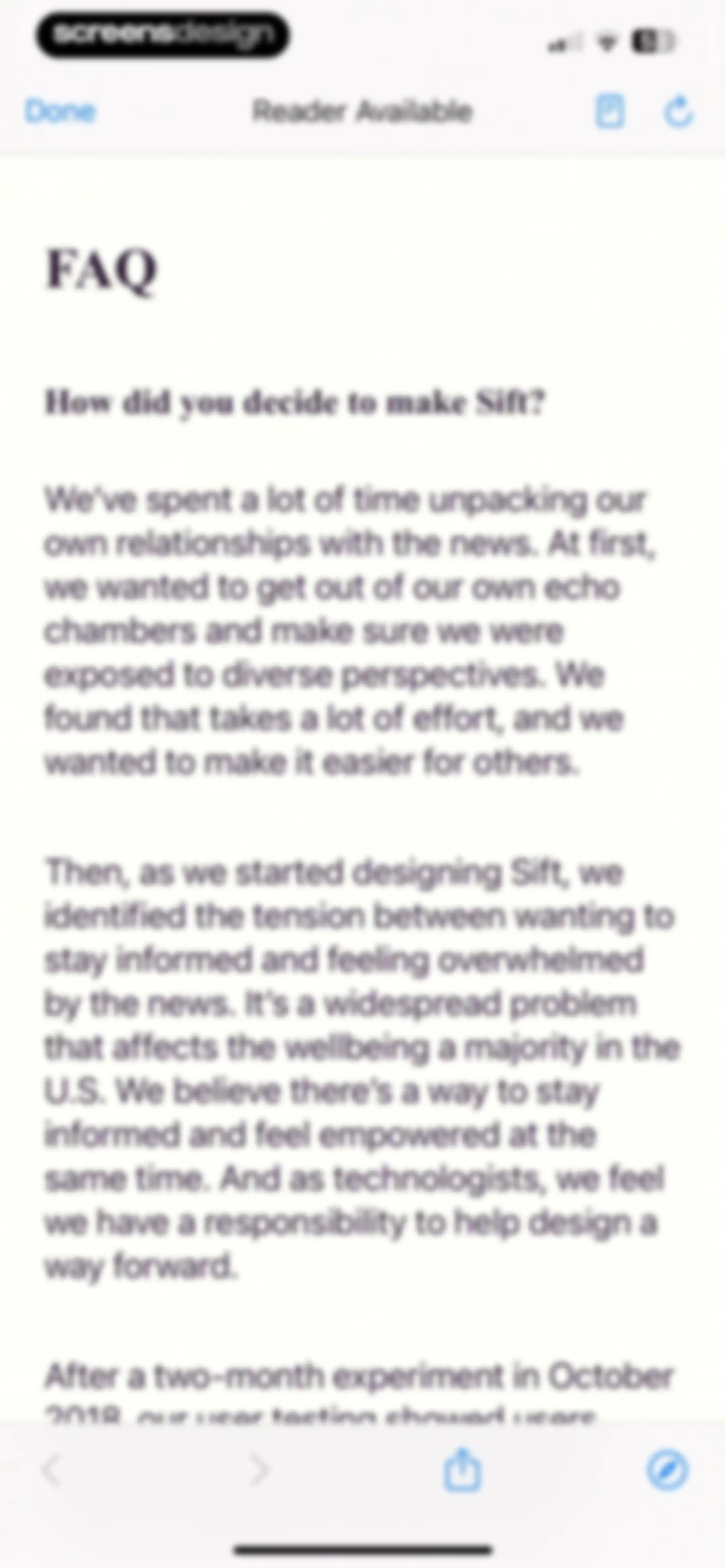 Sift - News Therapy screen 78