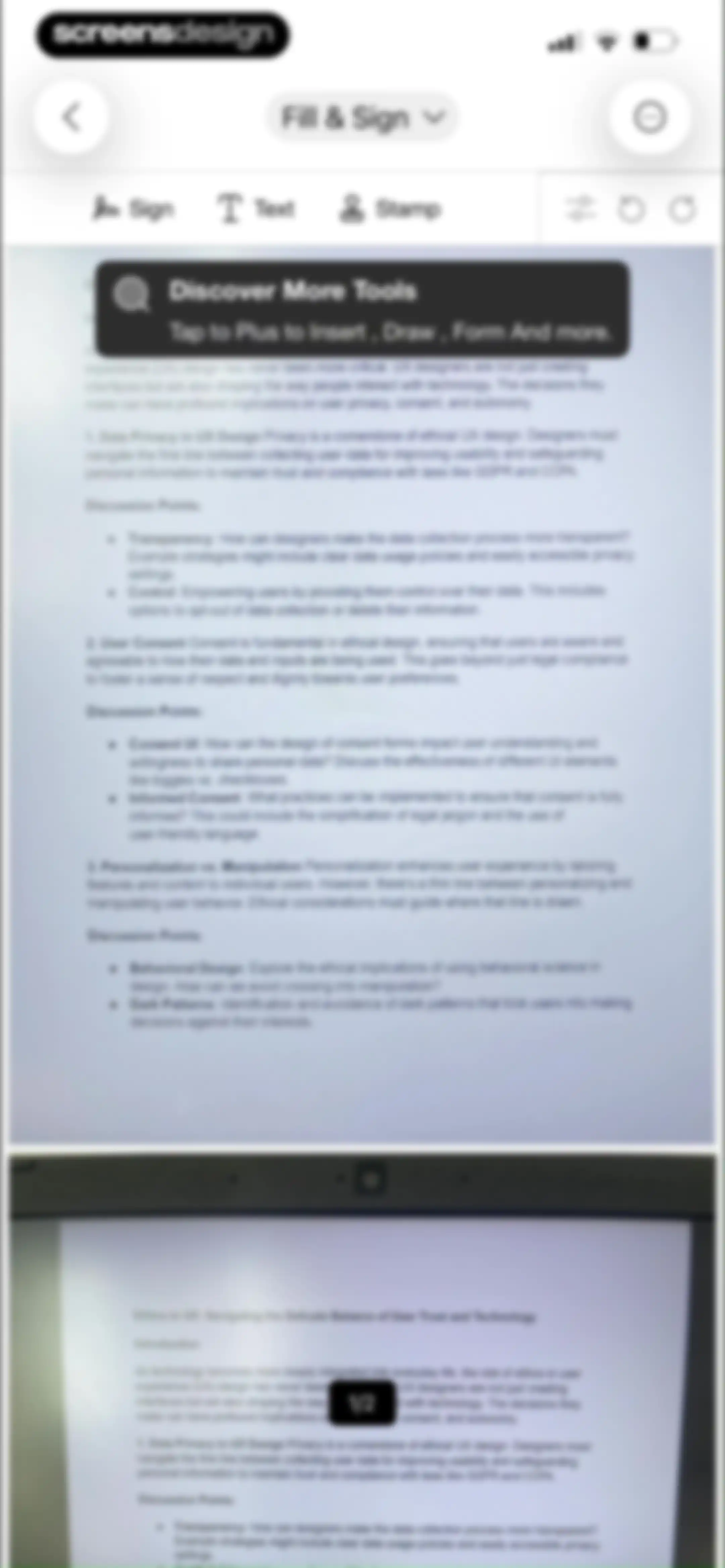 PDF Editor: Read, Scan & Sign screen 83