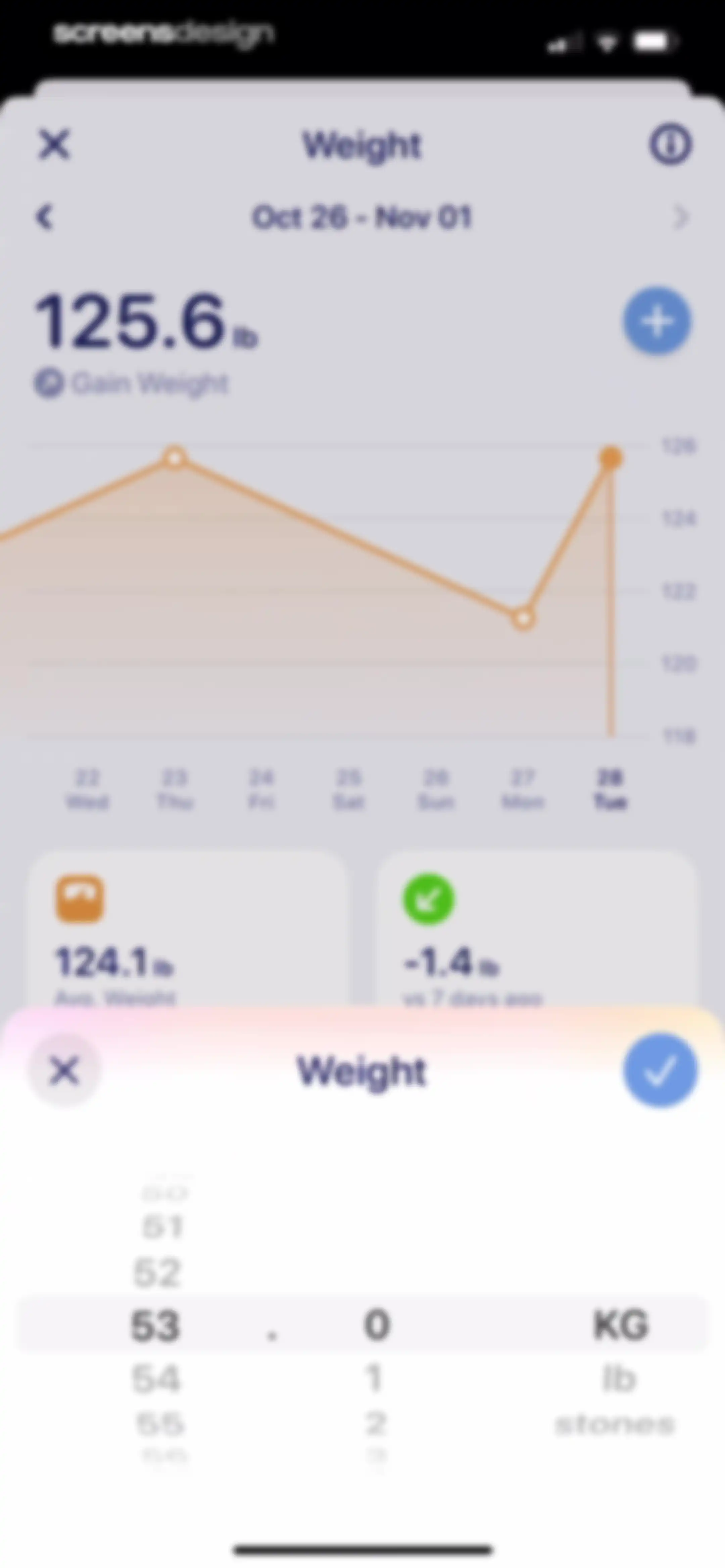 Grow: Health & Fitness screen 101