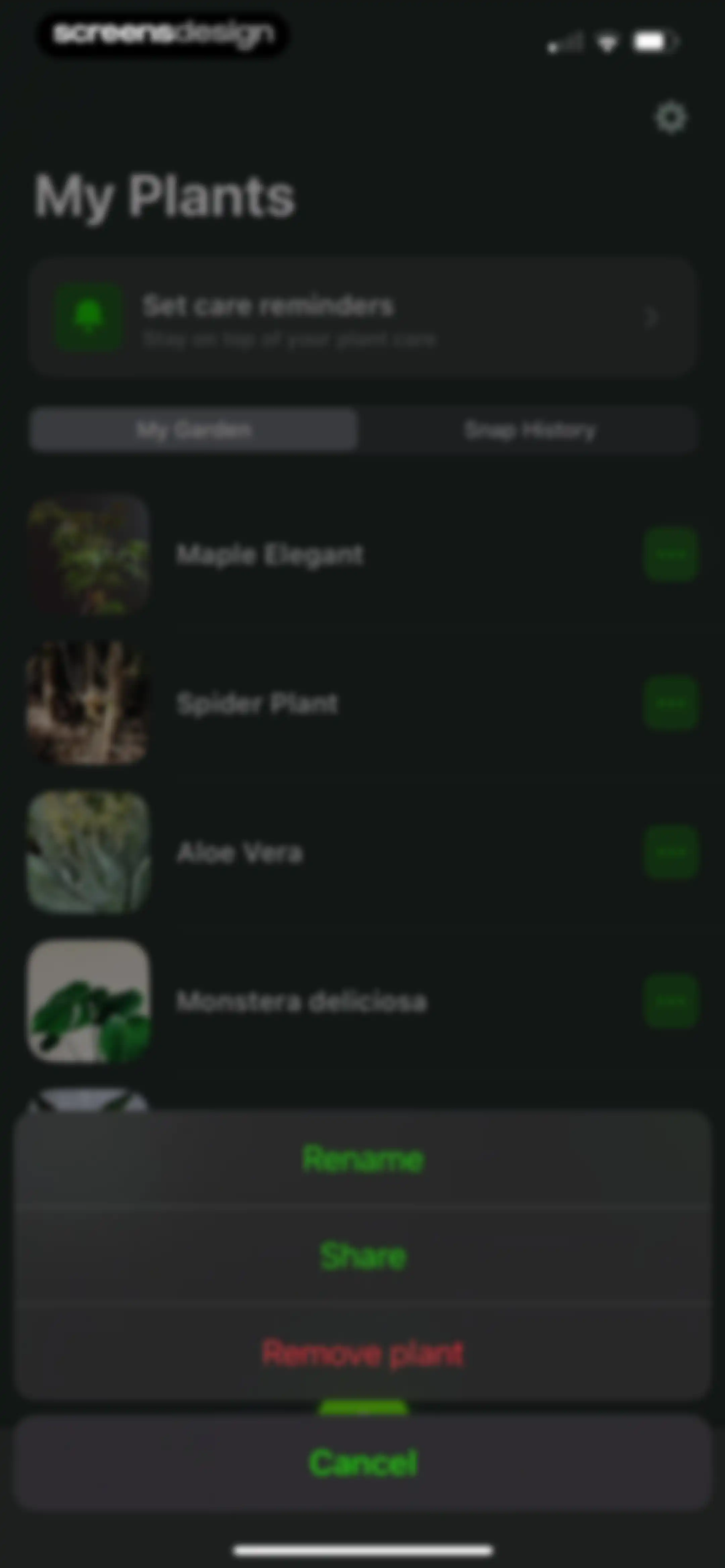 Plant Identifier & Care App screen 137