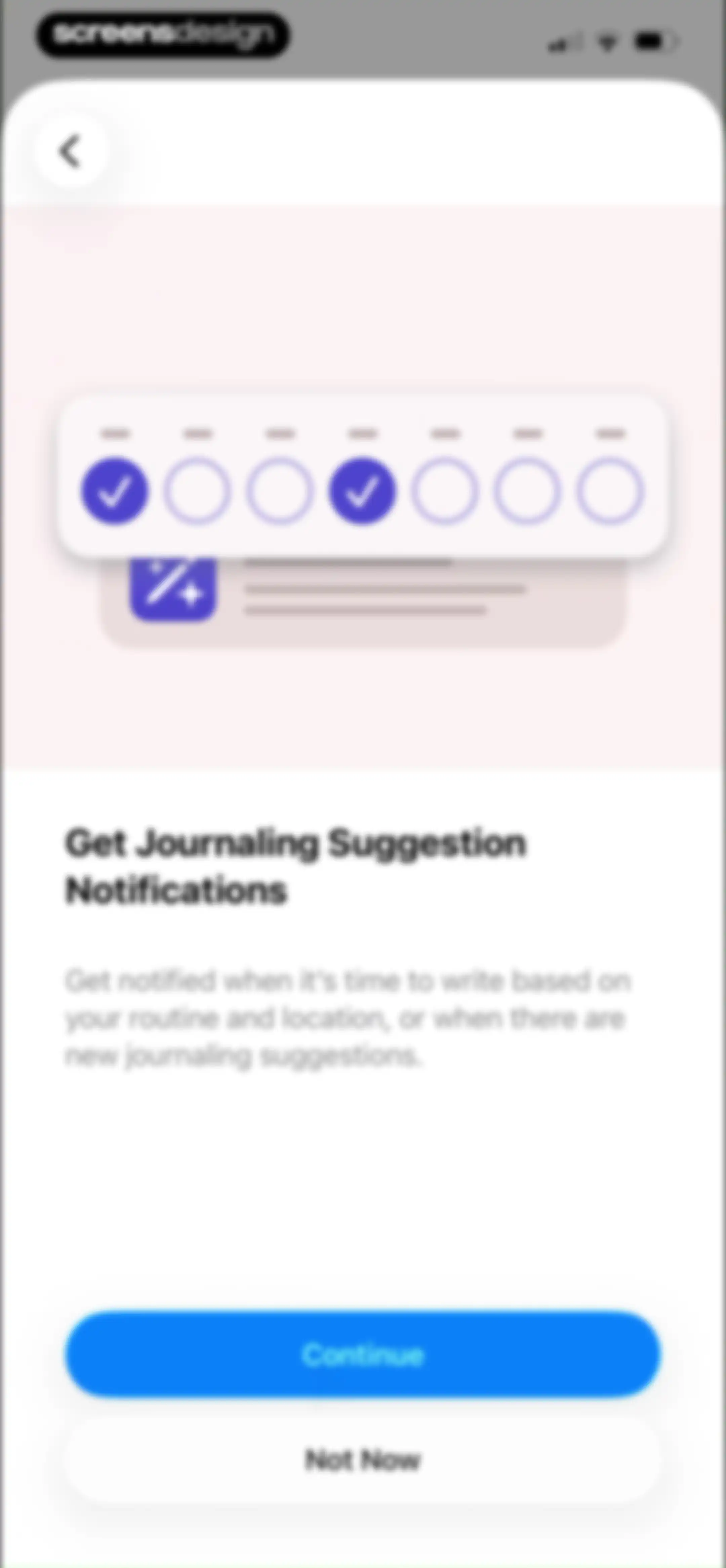 Day One: Daily Journal & Diary screen 109