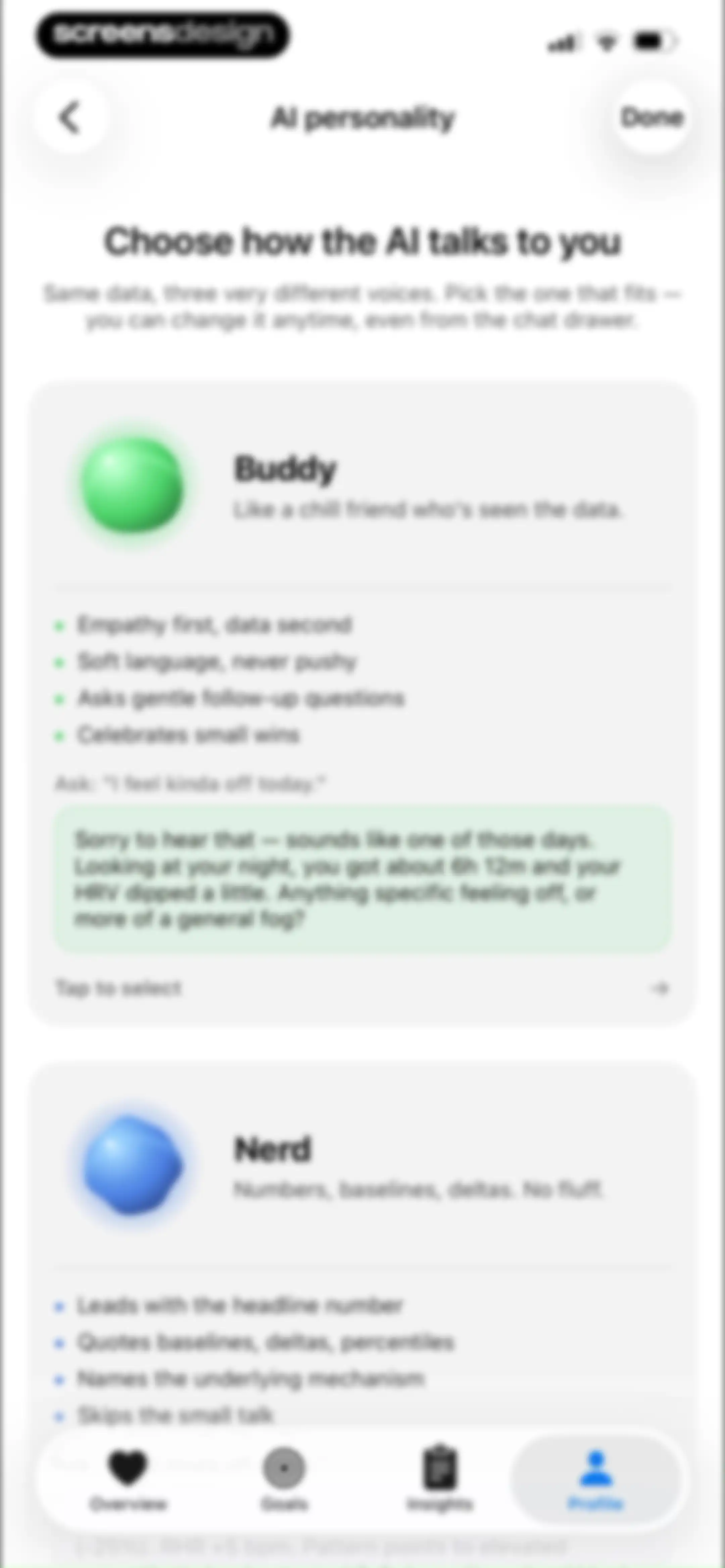 Livity: Sleep & Health Tracker screen 165