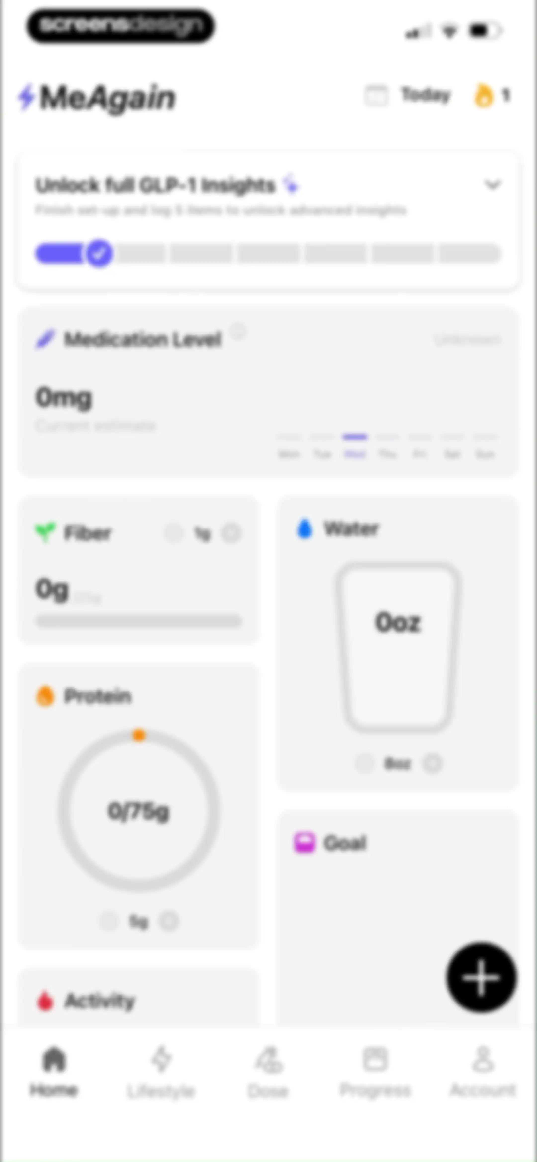MeAgain: GLP-1 Tracker App screen 38
