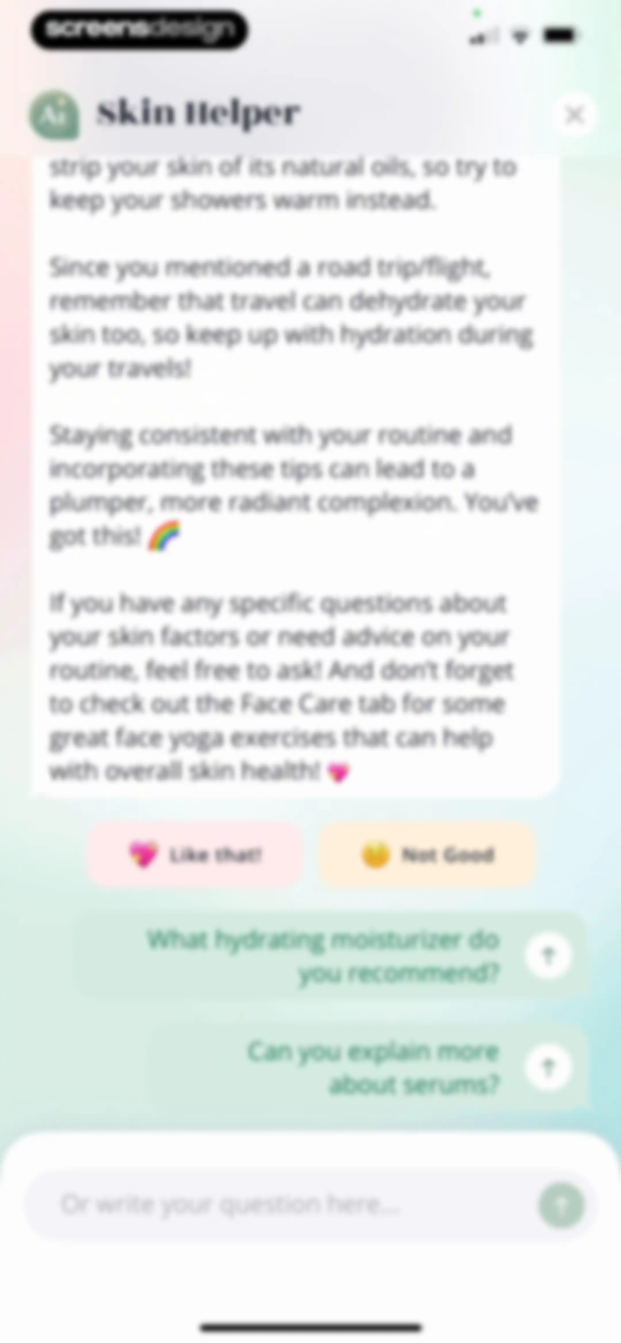Luvly: Face Yoga Exercises screen 180