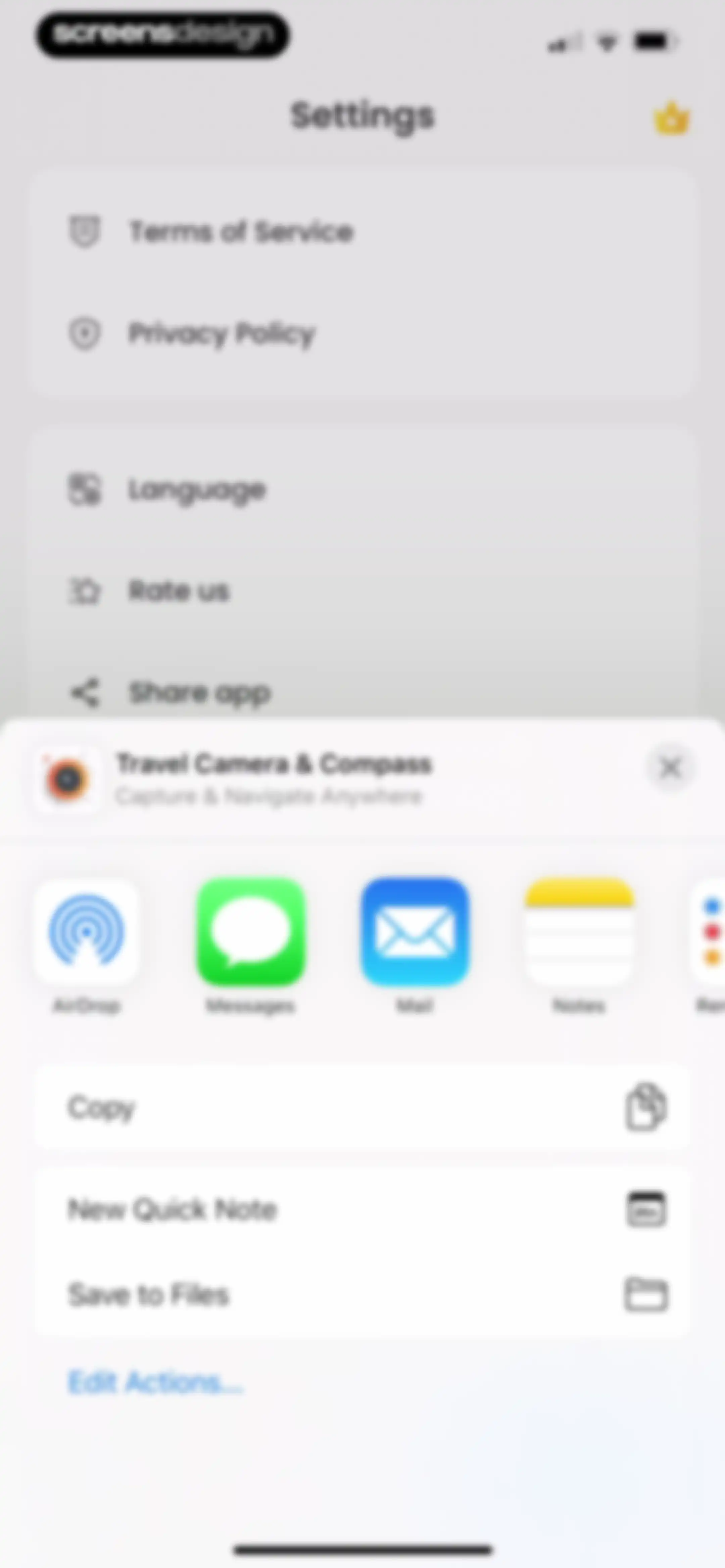 Travel Camera & Compass screen 66