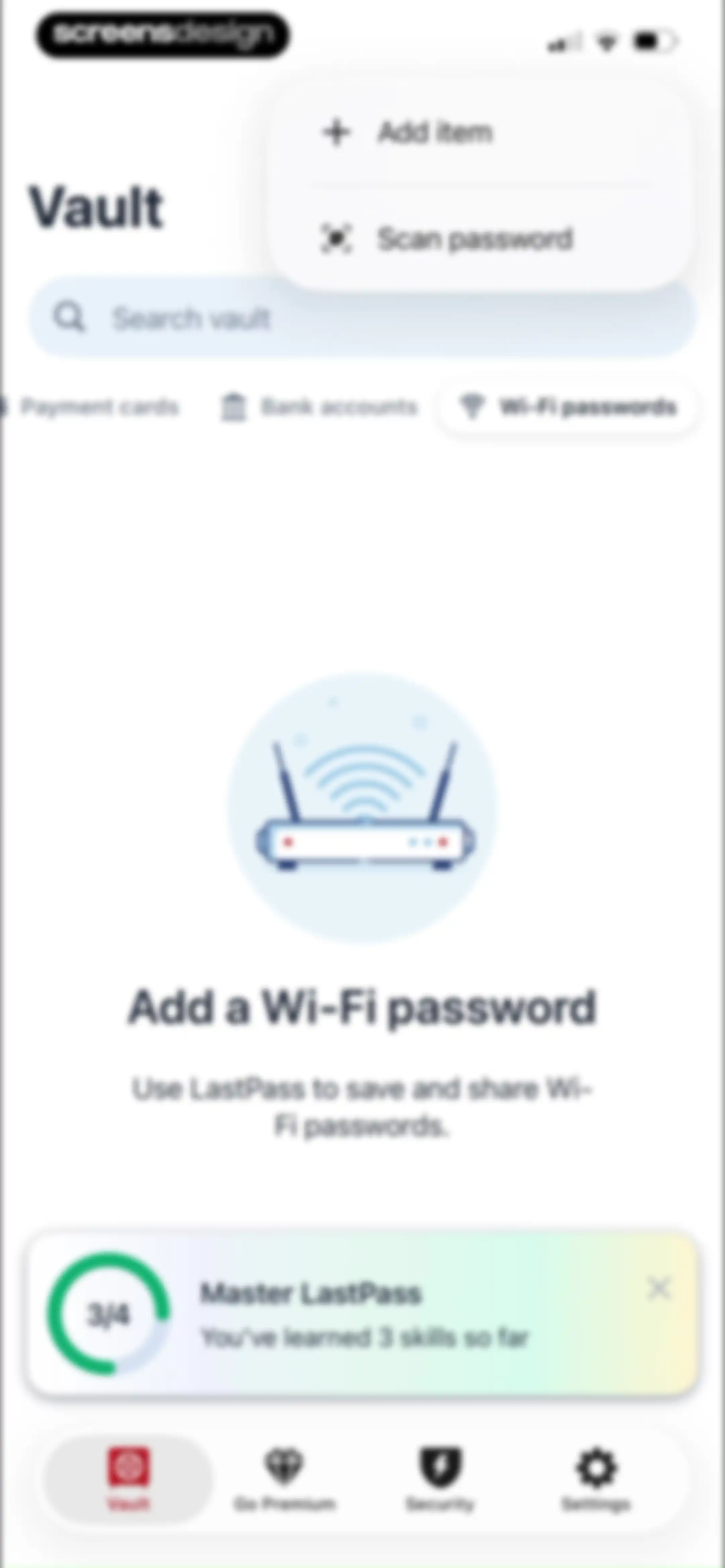LastPass Password Manager screen 48