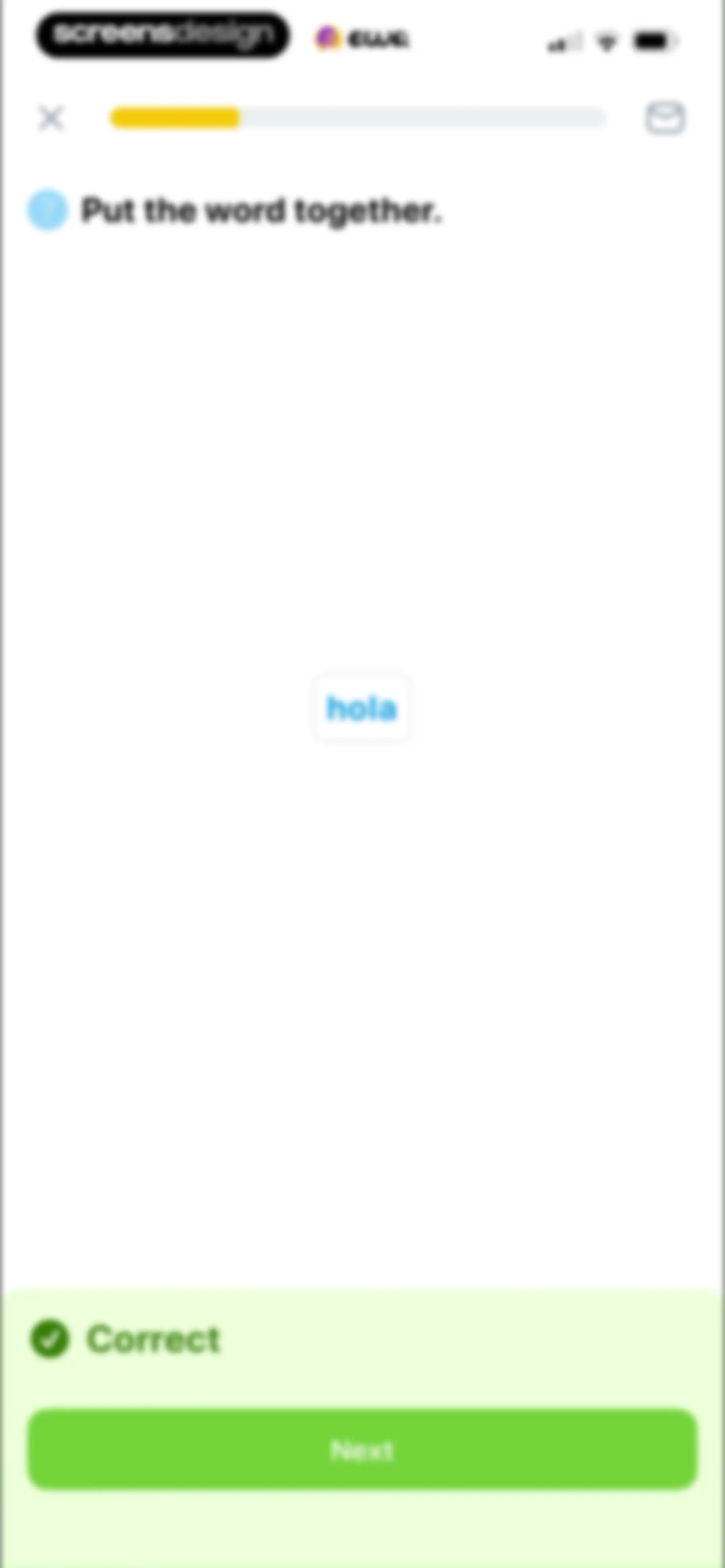 EWA: Learn Languages screen 105