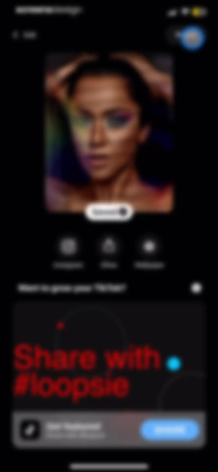 Loopsie: AI Image Effects screen 39