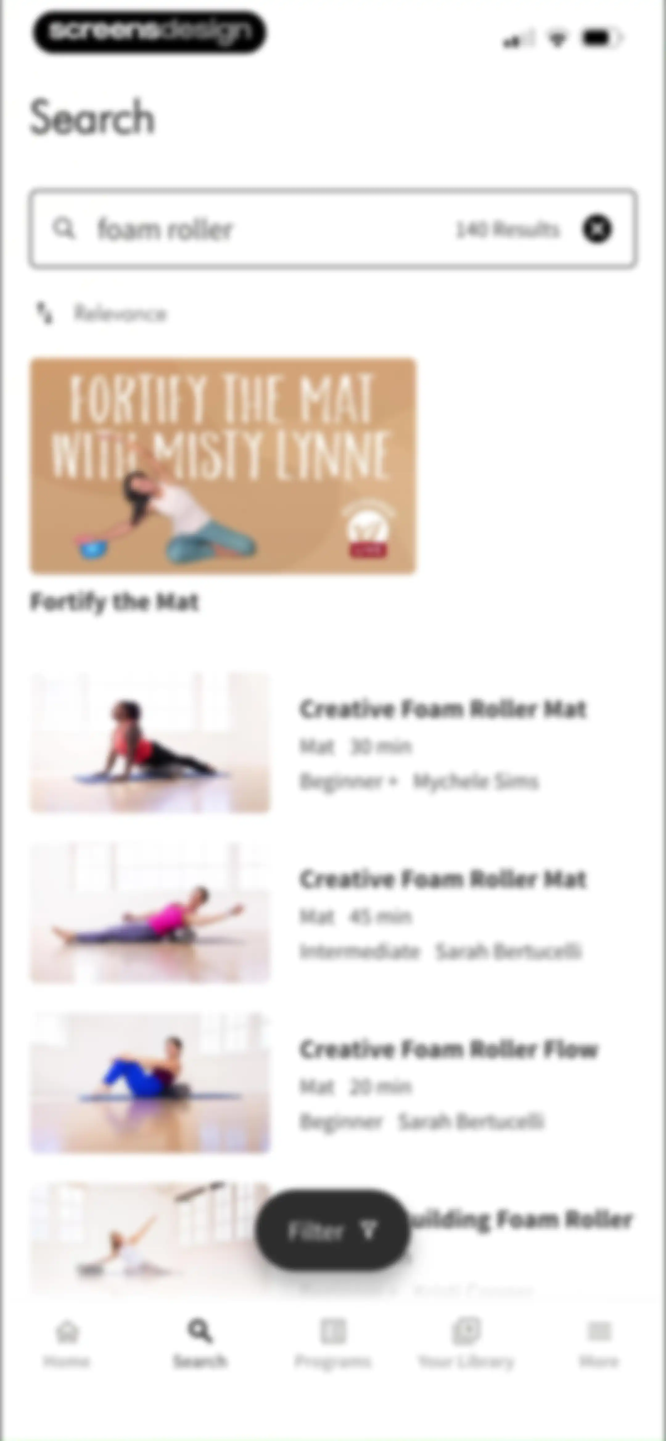 Pilates Anytime | Workouts screen 41