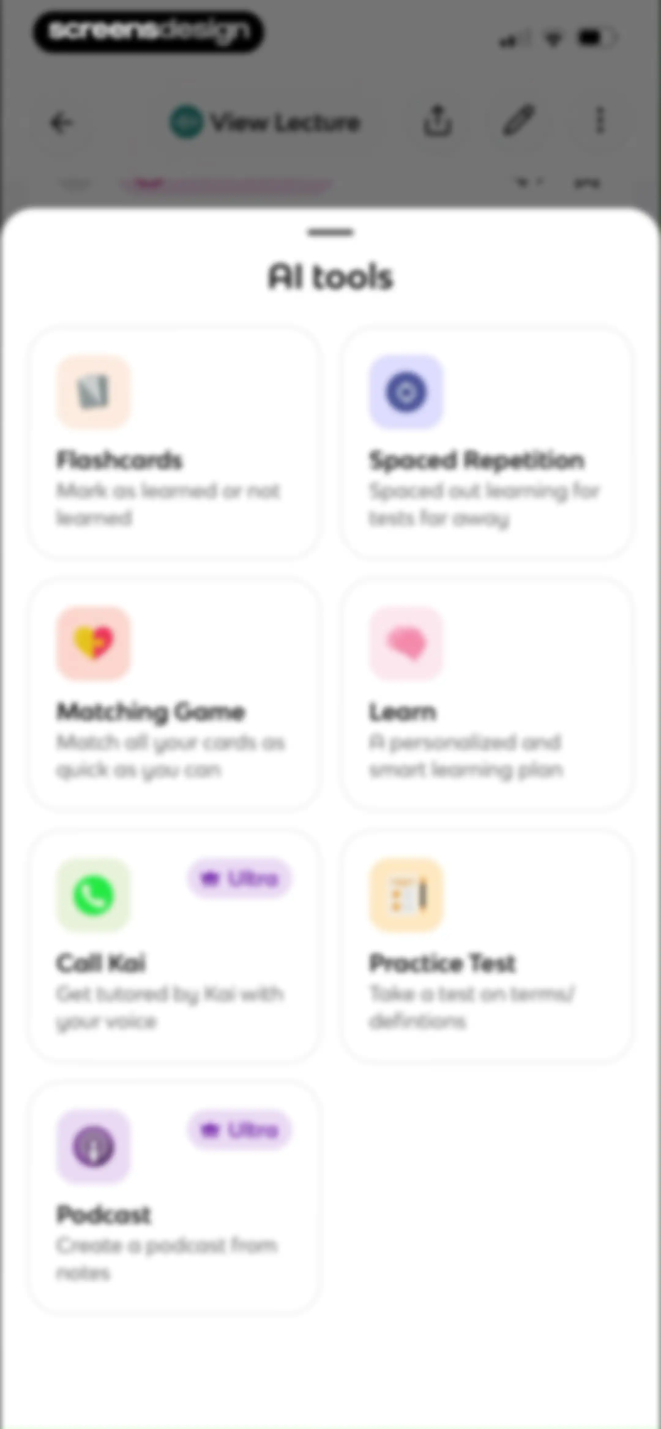 Knowt: AI Flashcards & Notes screen 66