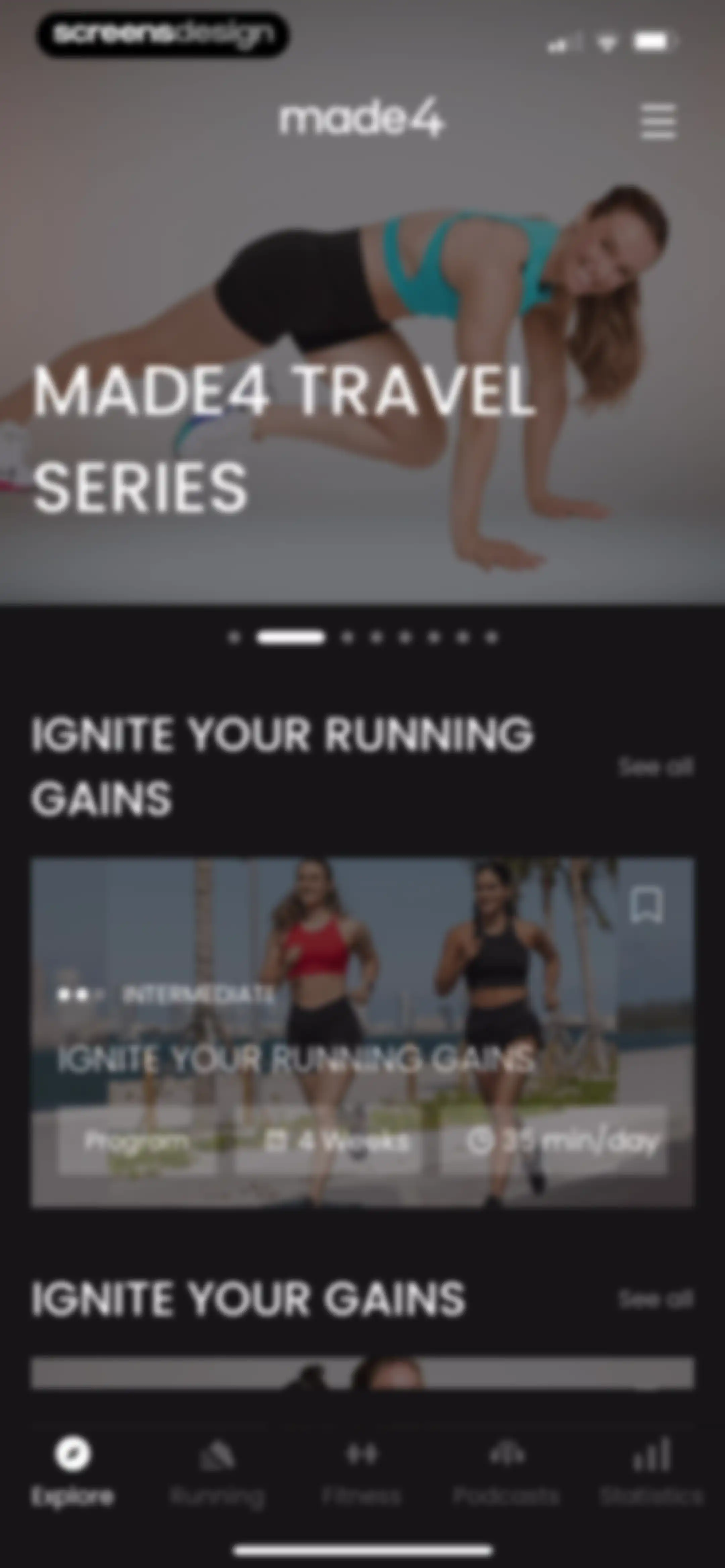 Made4 - Fitness & Running screen 18