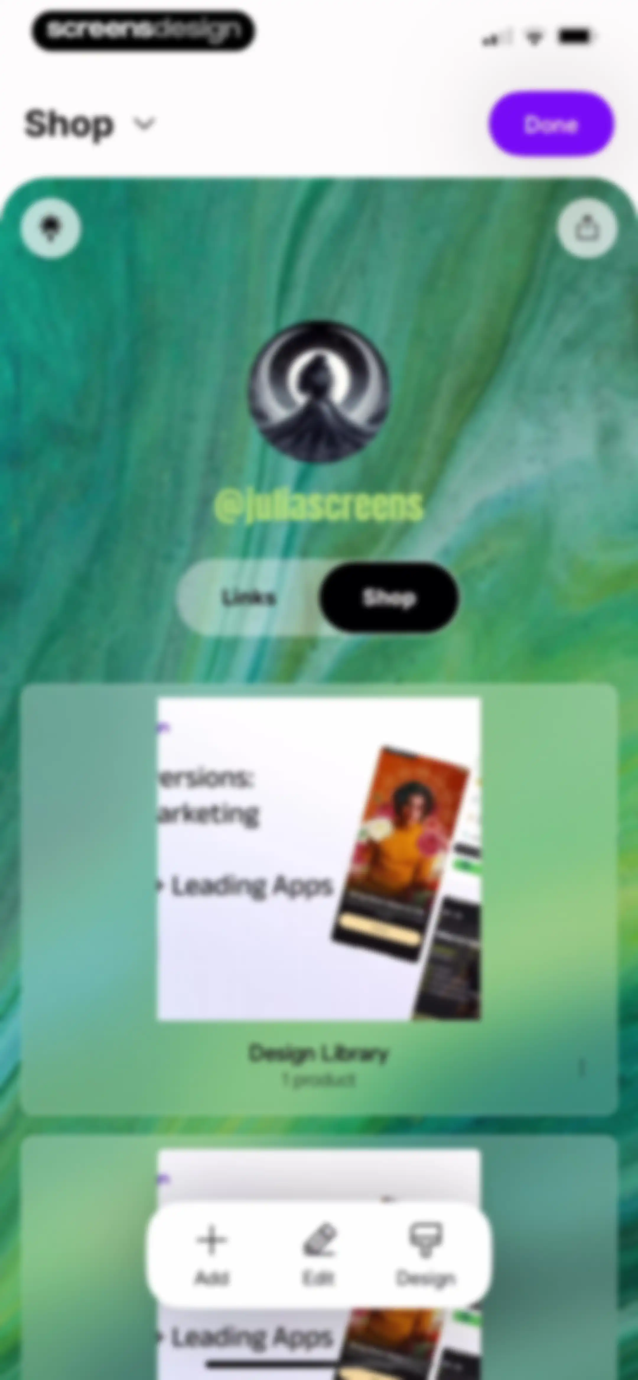 Linktree: Link in Bio Creator screen 104