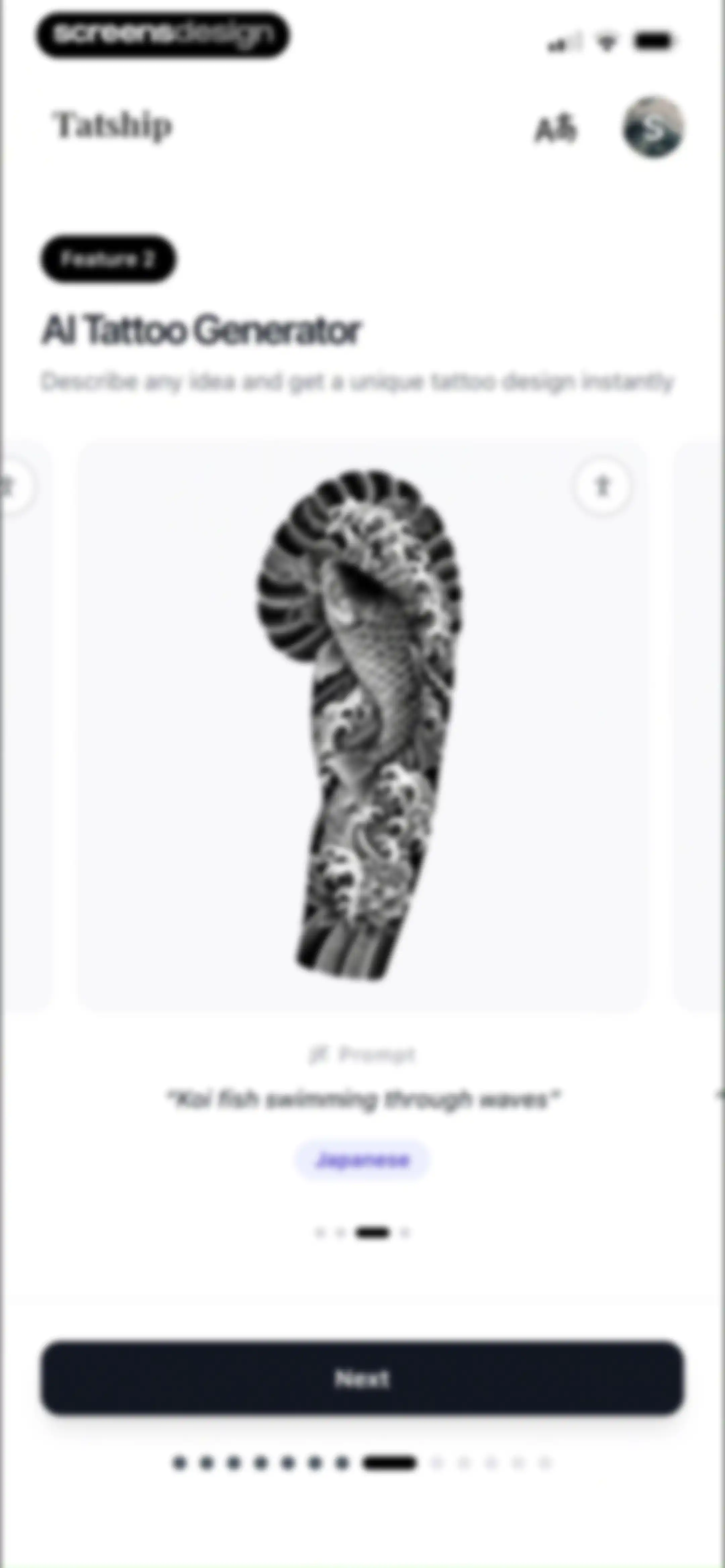 Tatship: Tattoo Design Try On screen 21