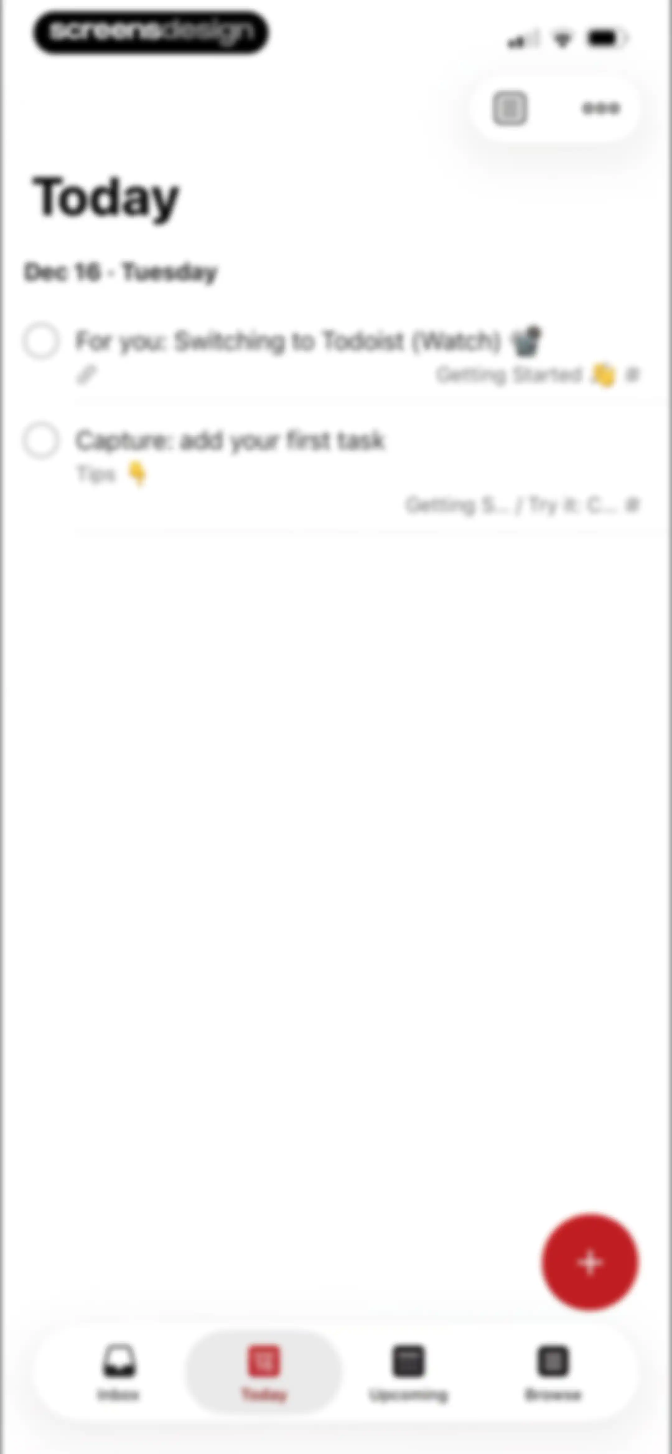 Todoist: To Do List & Calendar screen 101