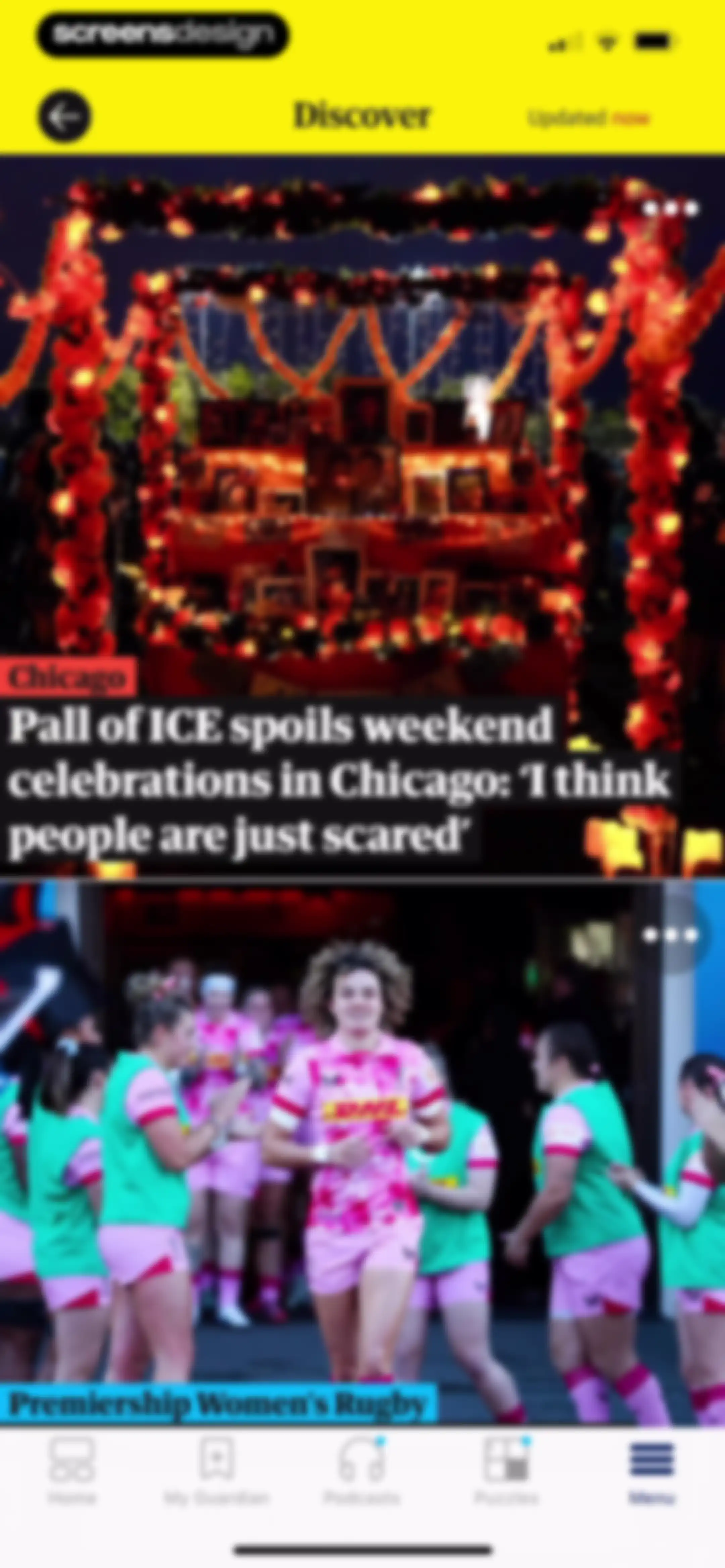 The Guardian - US & World News screen 90