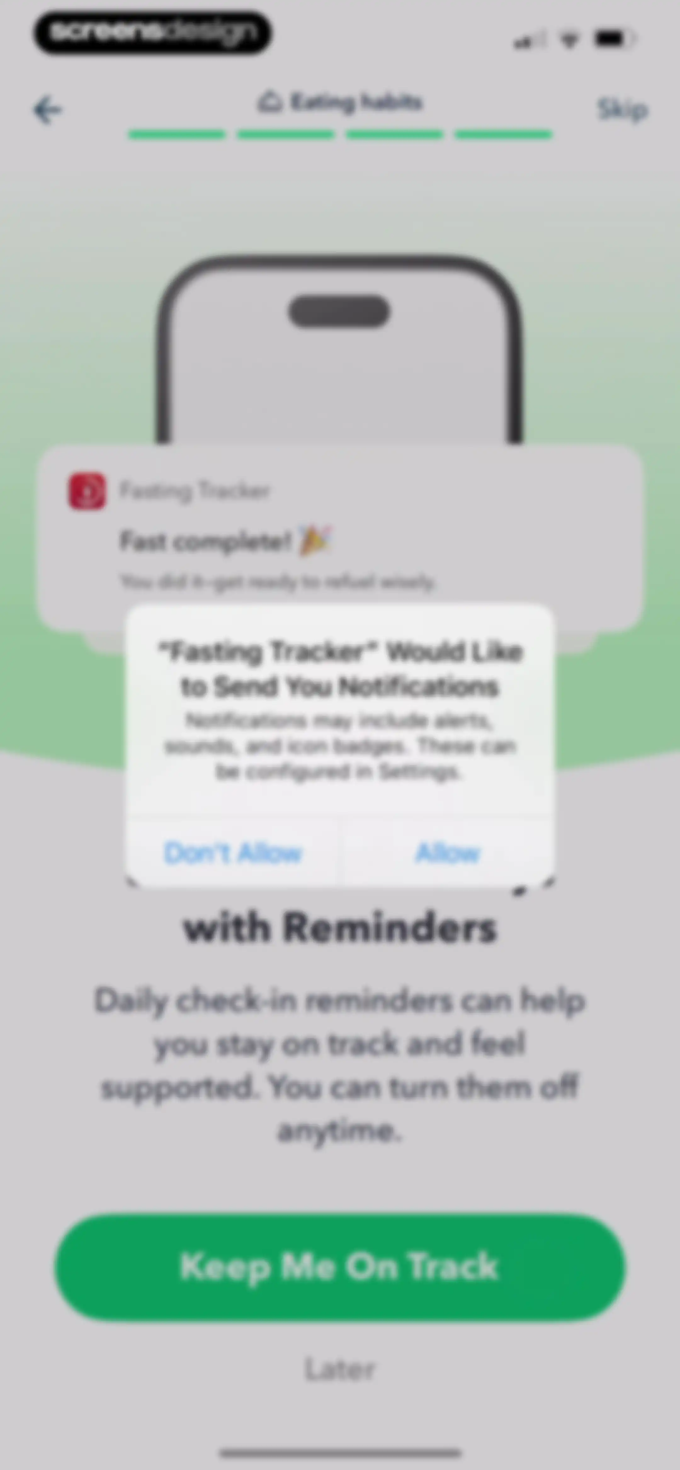 Intermittent Fasting Tracker - screen 54
