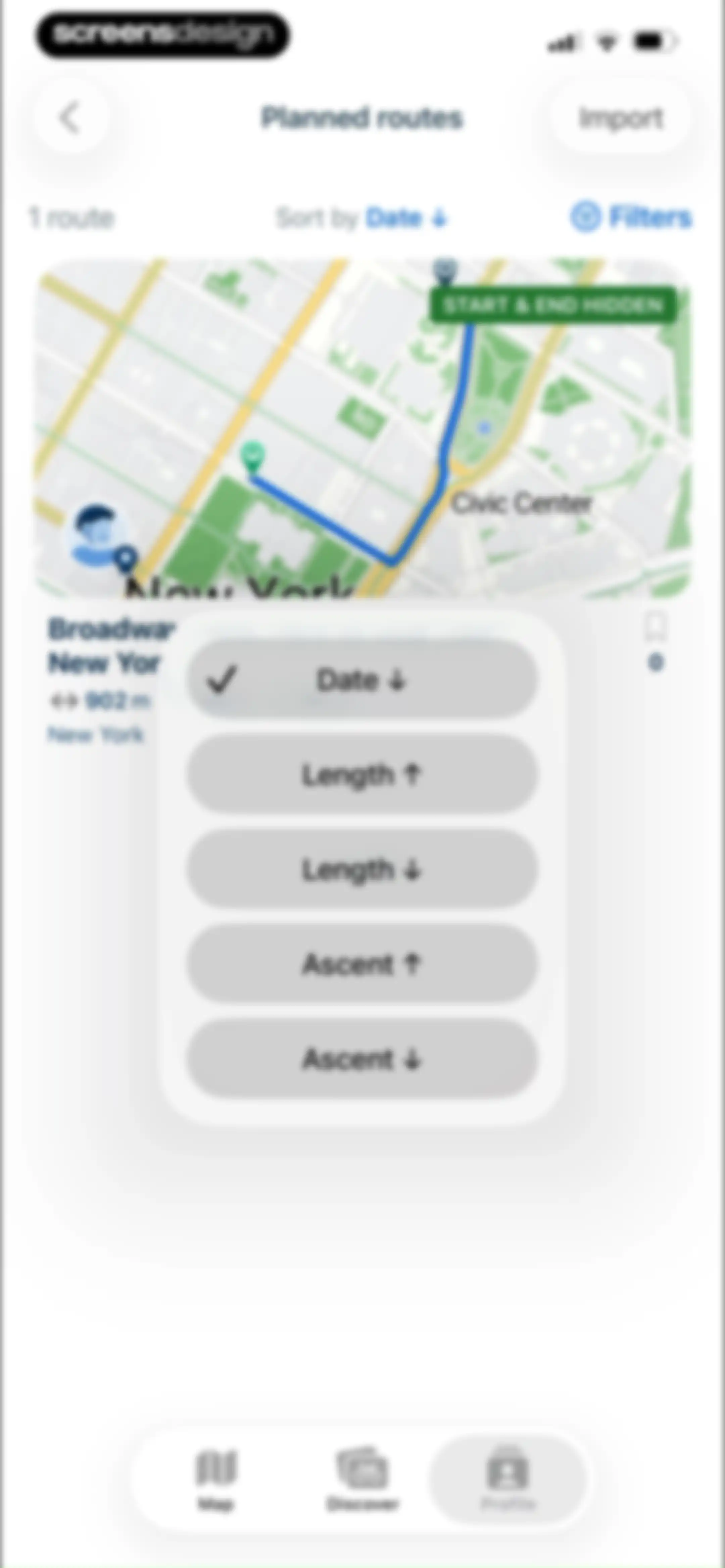 Bikemap: Bicycle Tracker & GPS screen 89